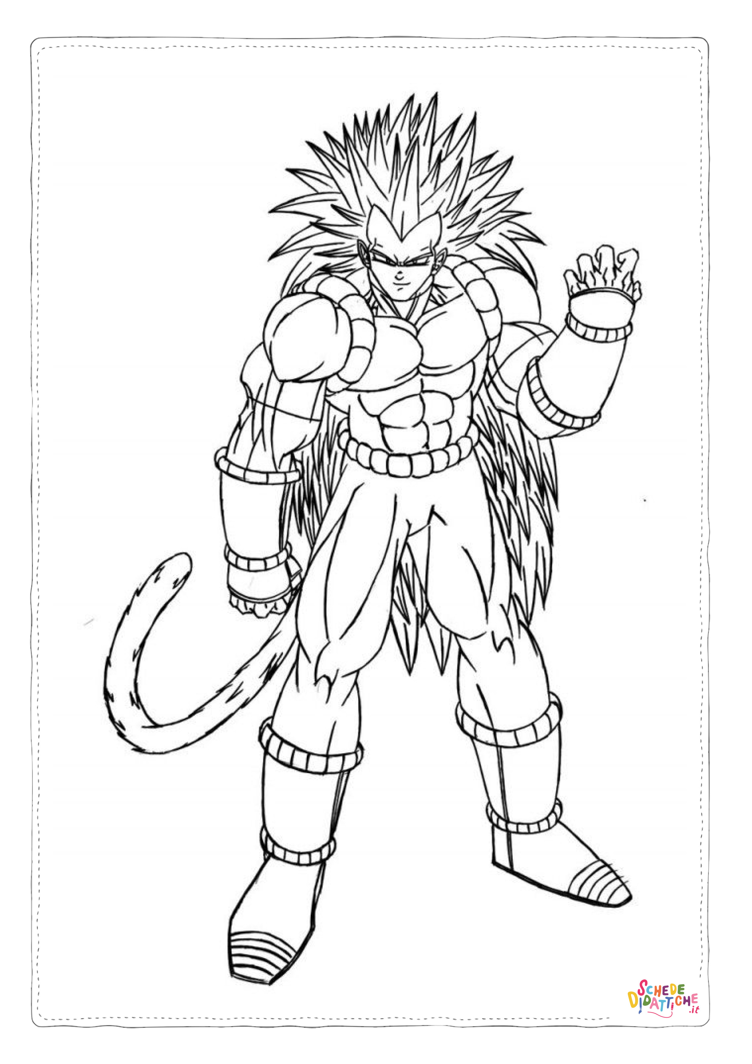 Disegno "Disegno di Dragon Ball da stampare e colorare 41" Disegno di Dragon Ball da stampare e colorare 41