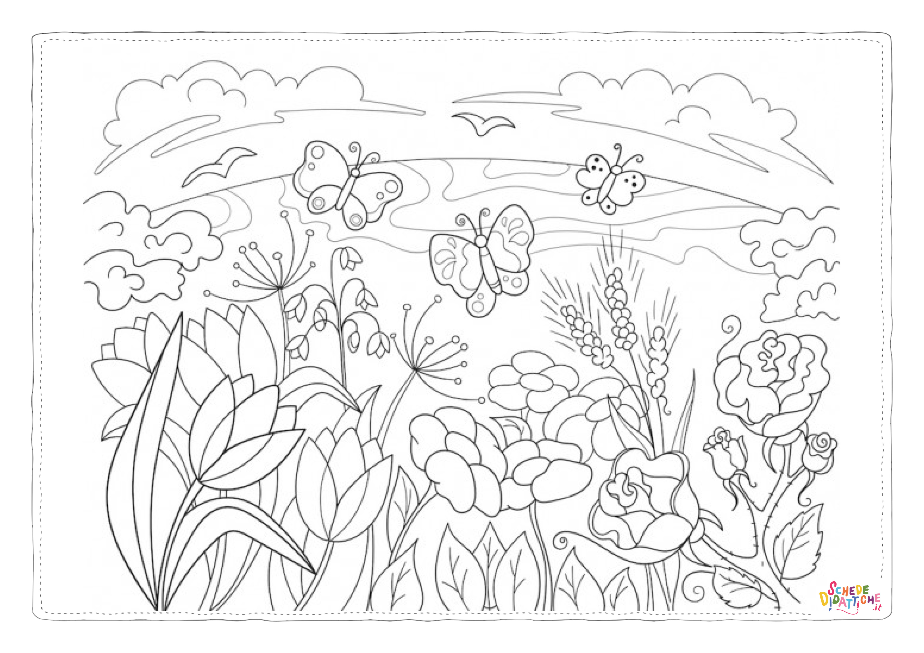 Disegno "Paesaggi primavera (21)" Paesaggi primavera (21)
