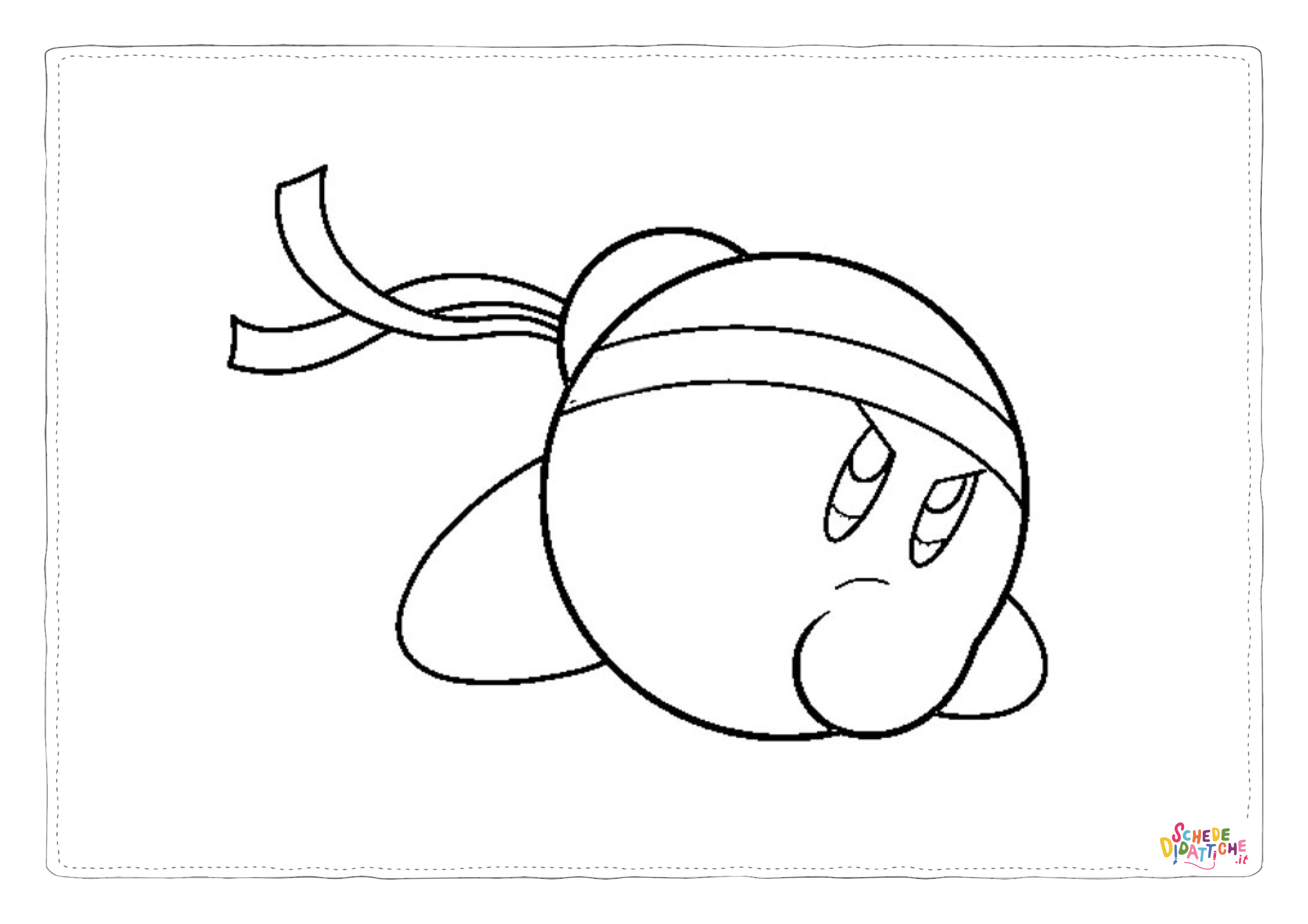 Disegno "Disegno di Meta Knight da stampare e colorare 4" Disegno di Meta Knight da stampare e colorare 4