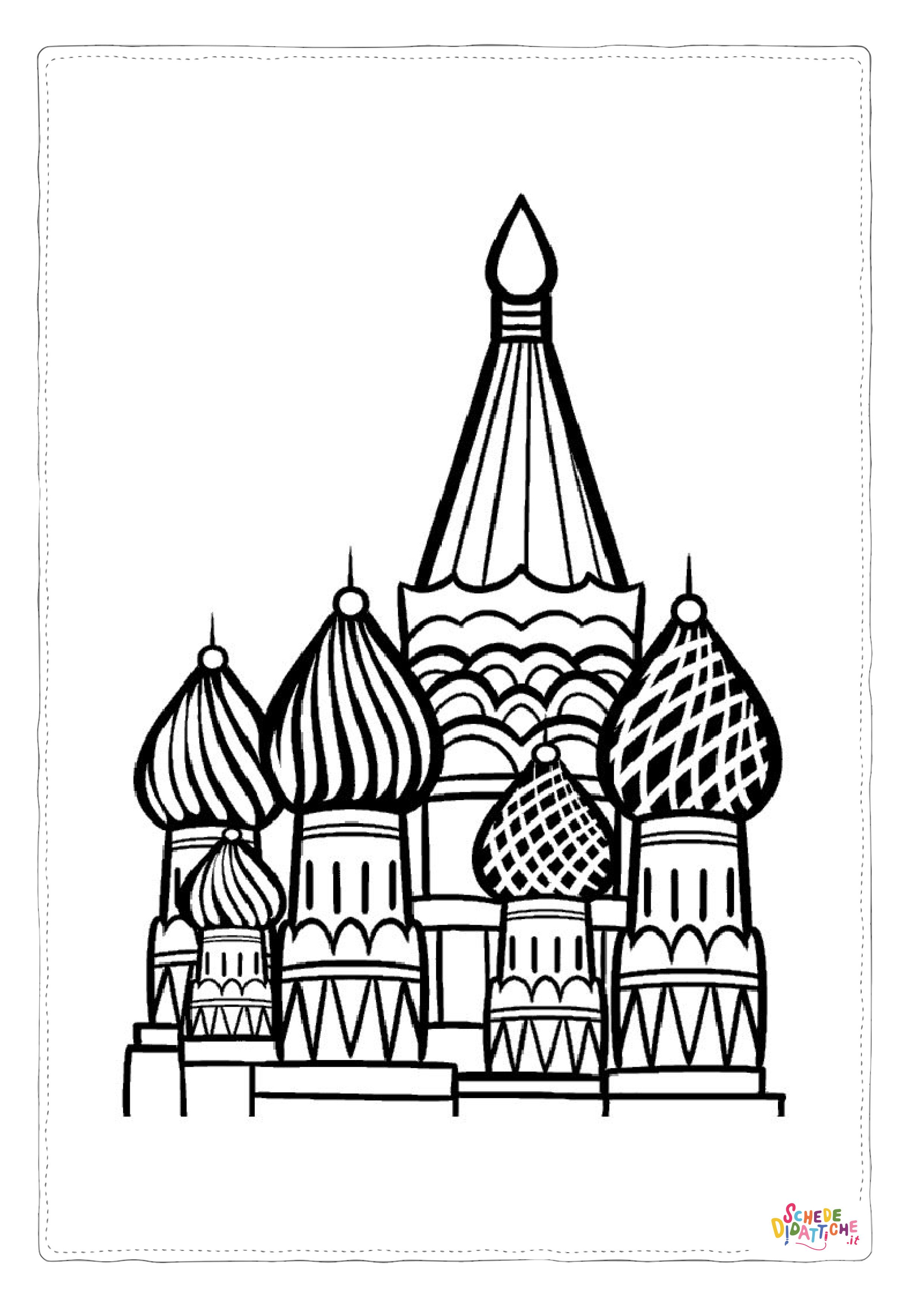 Disegno "Disegno di monumento famoso da stampare e colorare 27" Disegno di monumento famoso da stampare e colorare 27