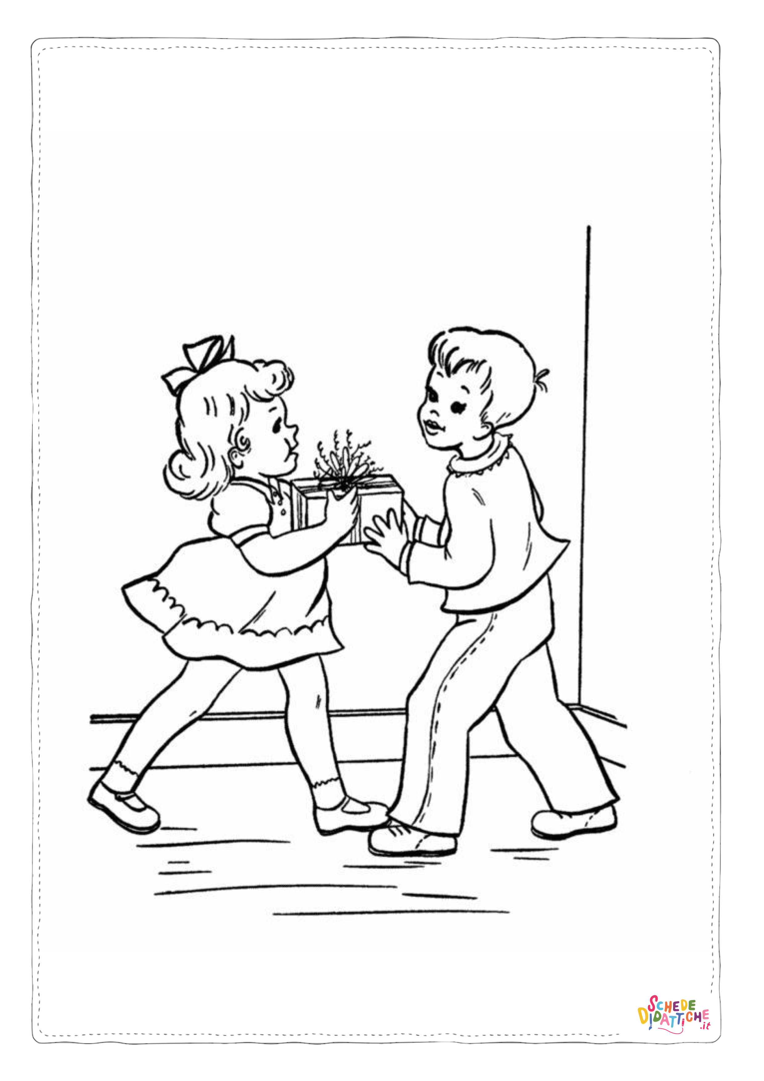 Disegno "Disegno di bambino da stampare e colorare 279" Disegno di bambino da stampare e colorare 279