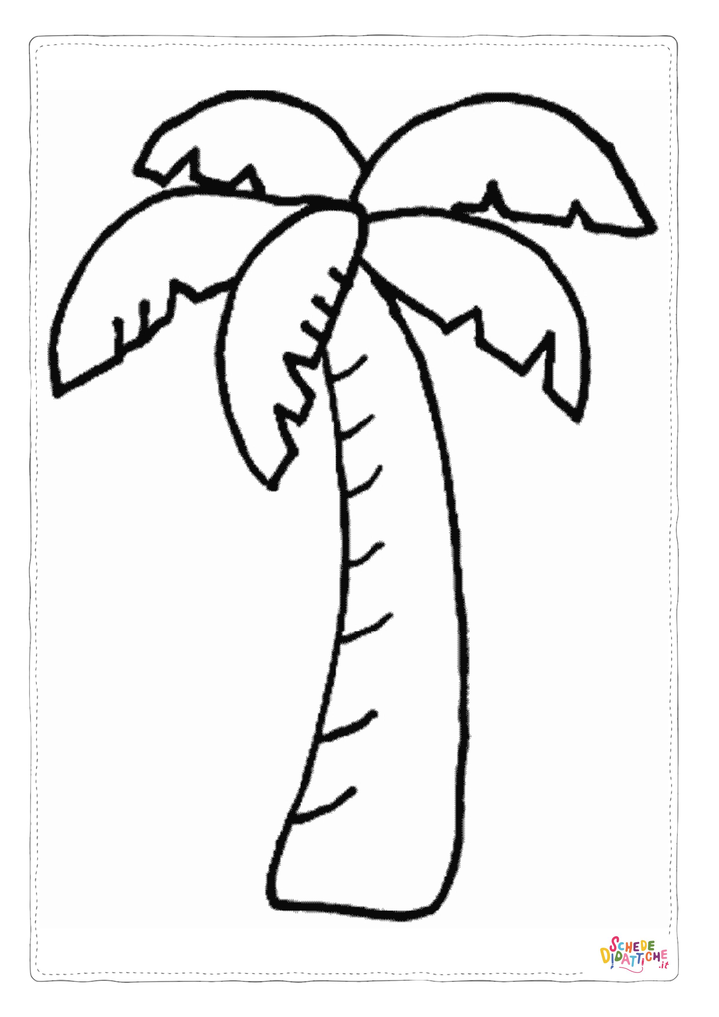 Disegno "Disegno di albero da stampare e colorare 78" Disegno di albero da stampare e colorare 78