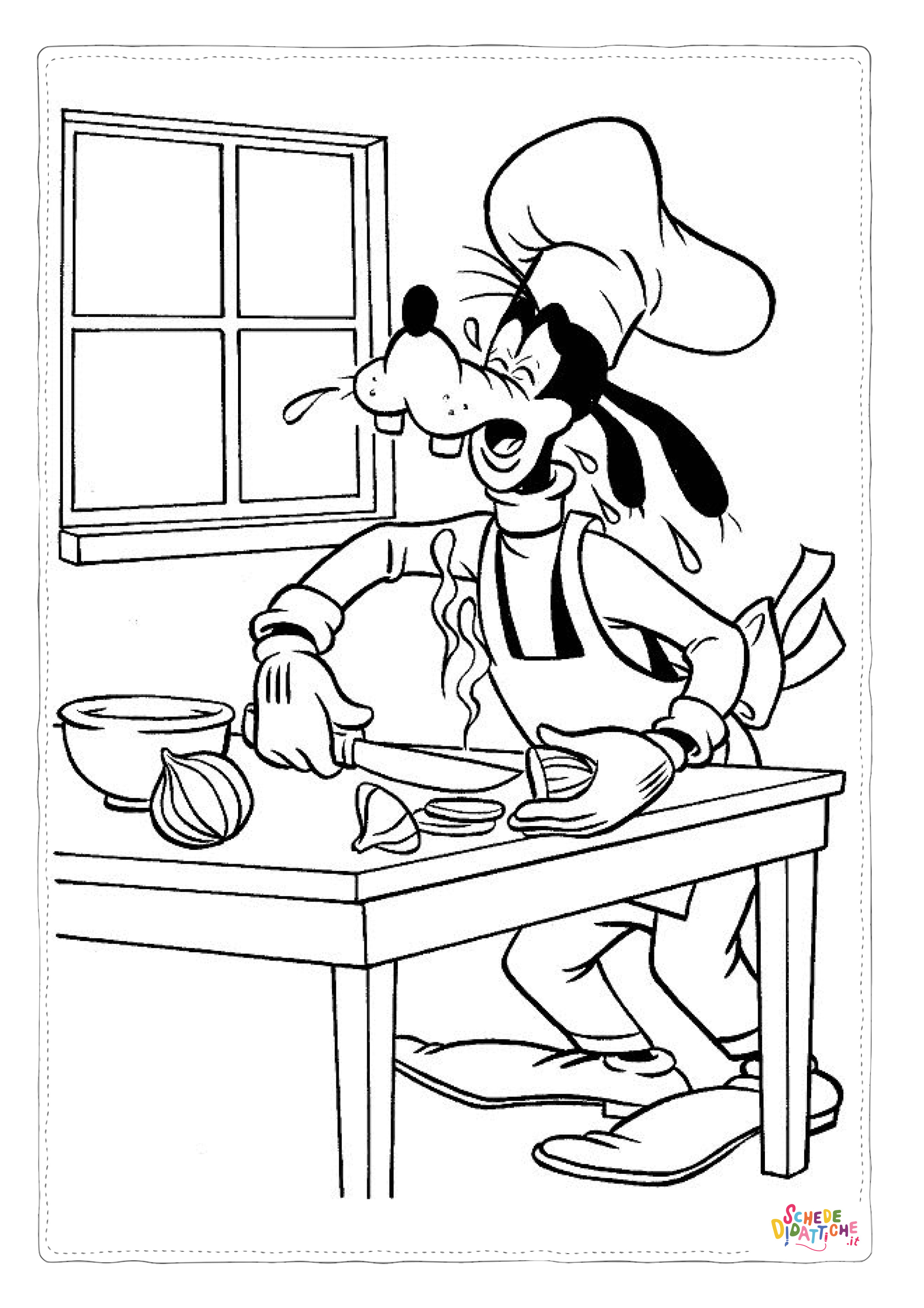 Disegno "Disegno di Pippo da stampare e colorare 41" Disegno di Pippo da stampare e colorare 41