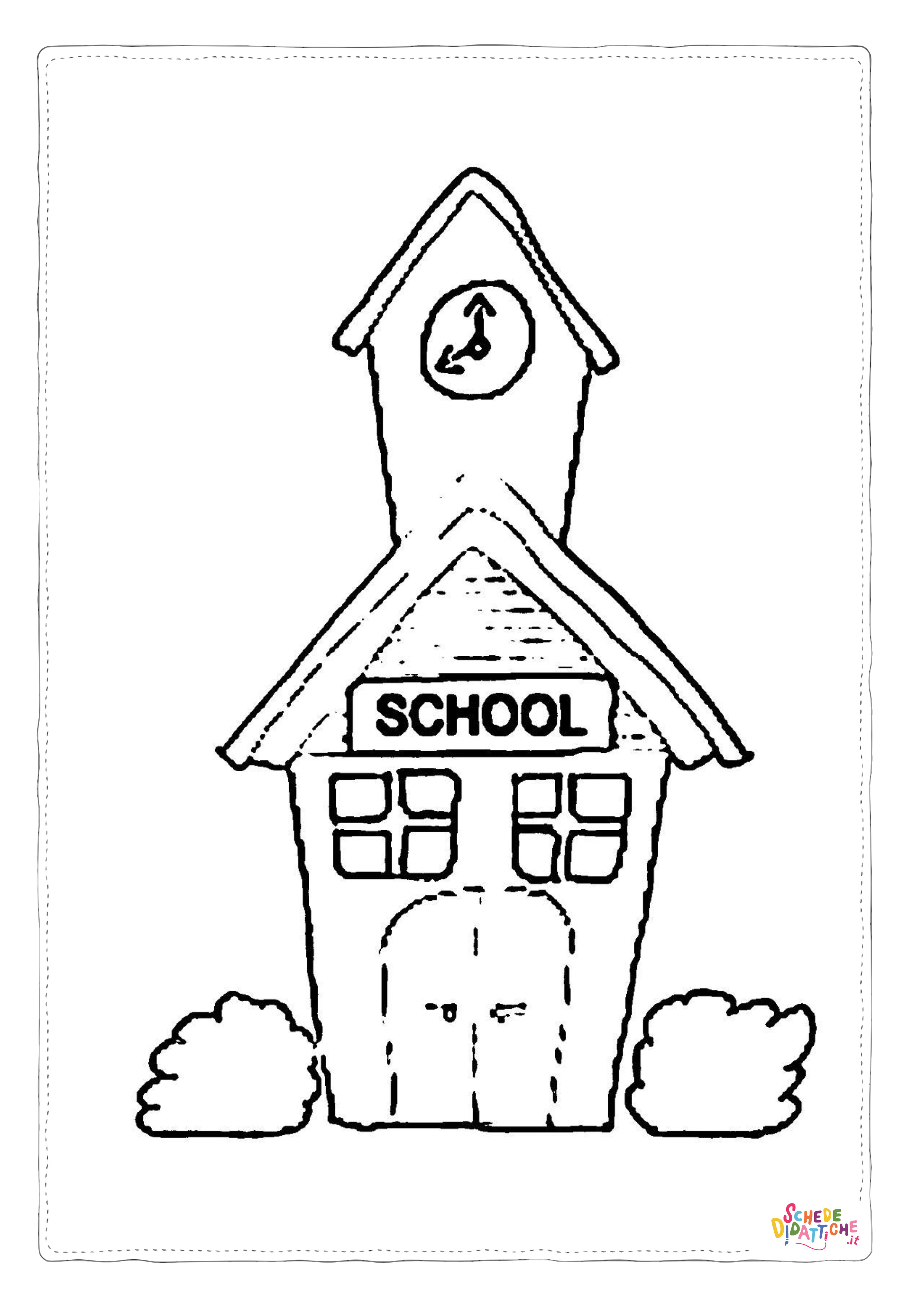 Disegno di scuola da stampare e colorare 11