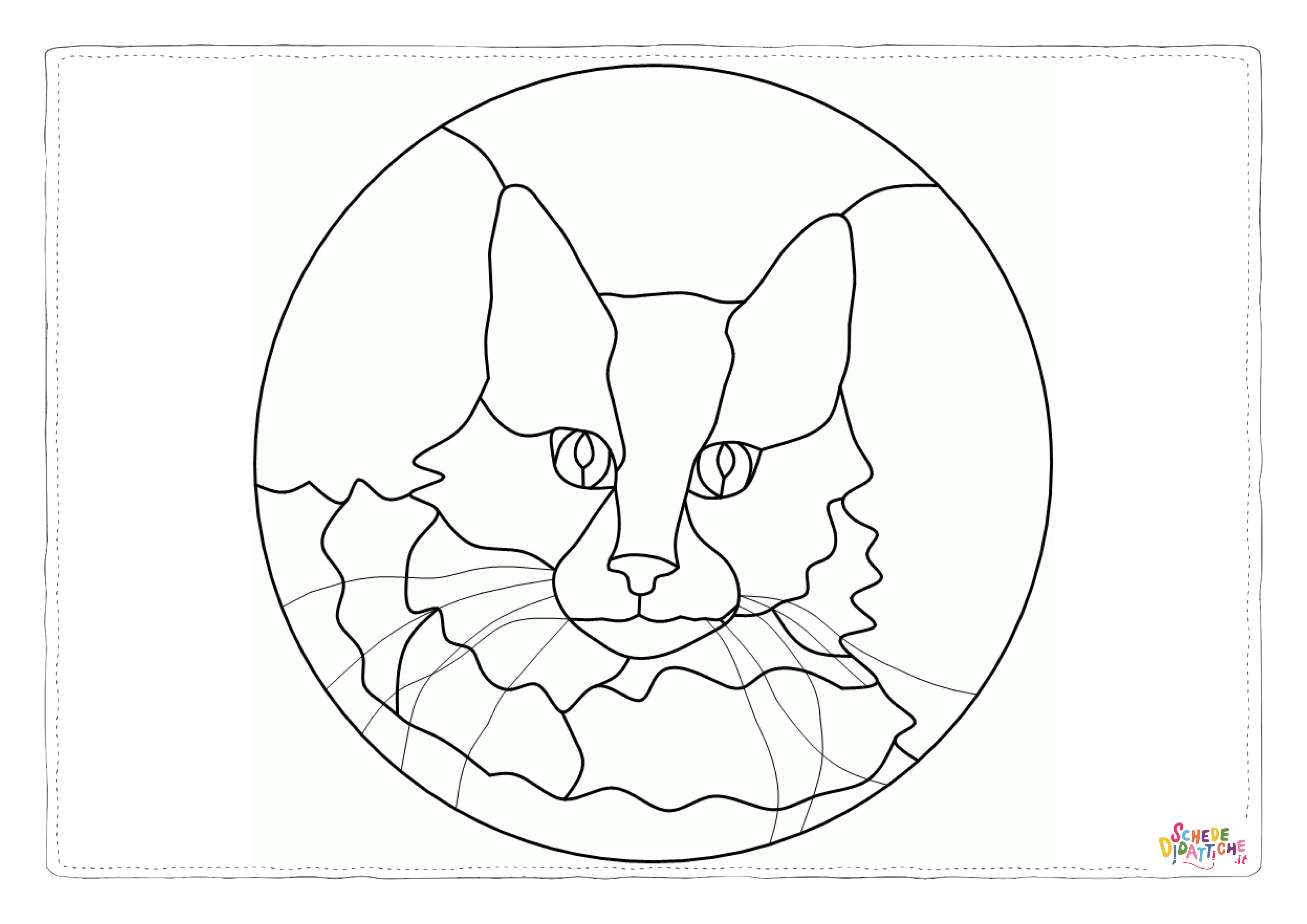 Disegno "Disegno di lupo da stampare e colorare 12" Disegno di lupo da stampare e colorare 12