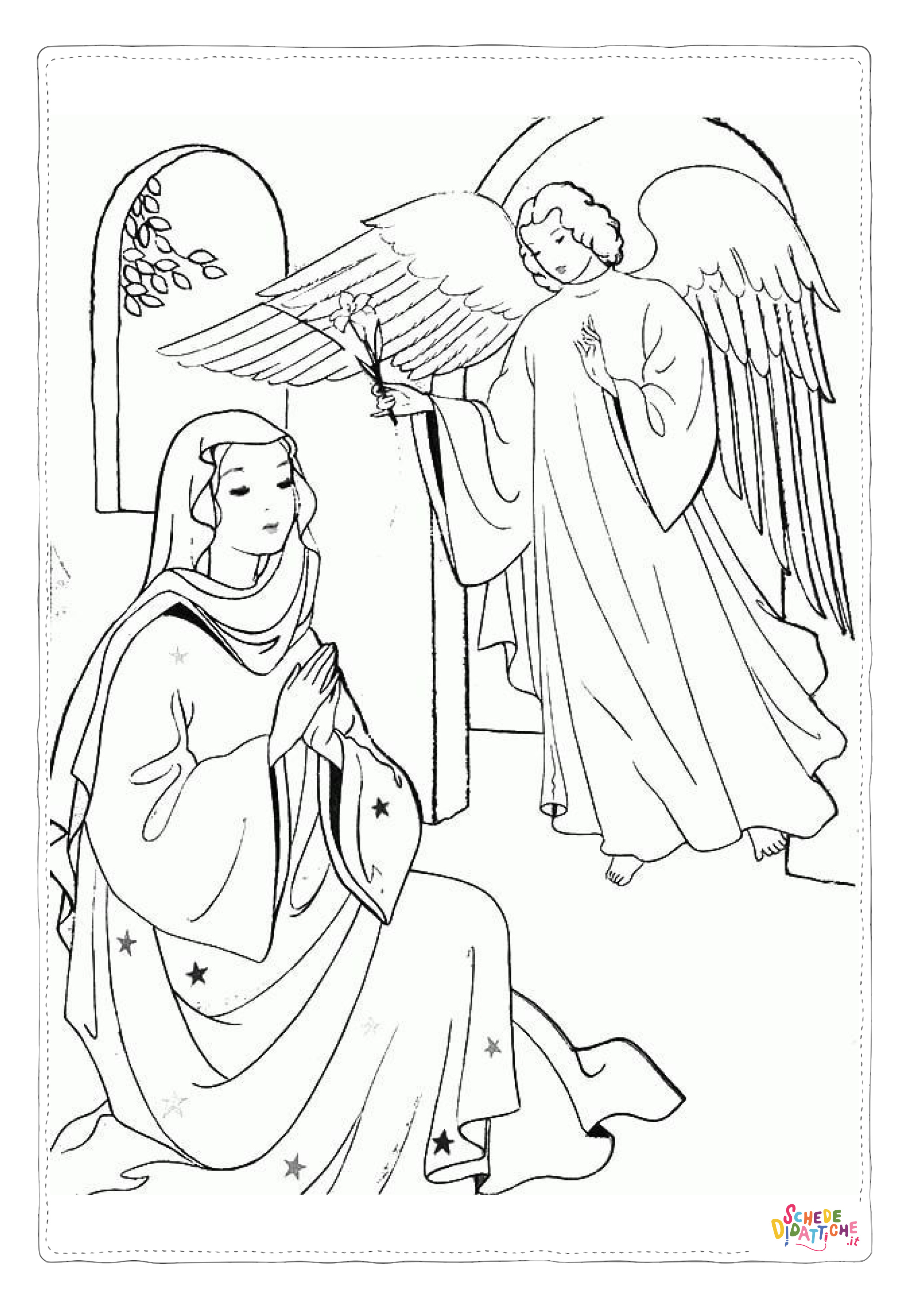 Disegno "Disegno di Cristianesimo da stampare e colorare 29" Disegno di Cristianesimo da stampare e colorare 29