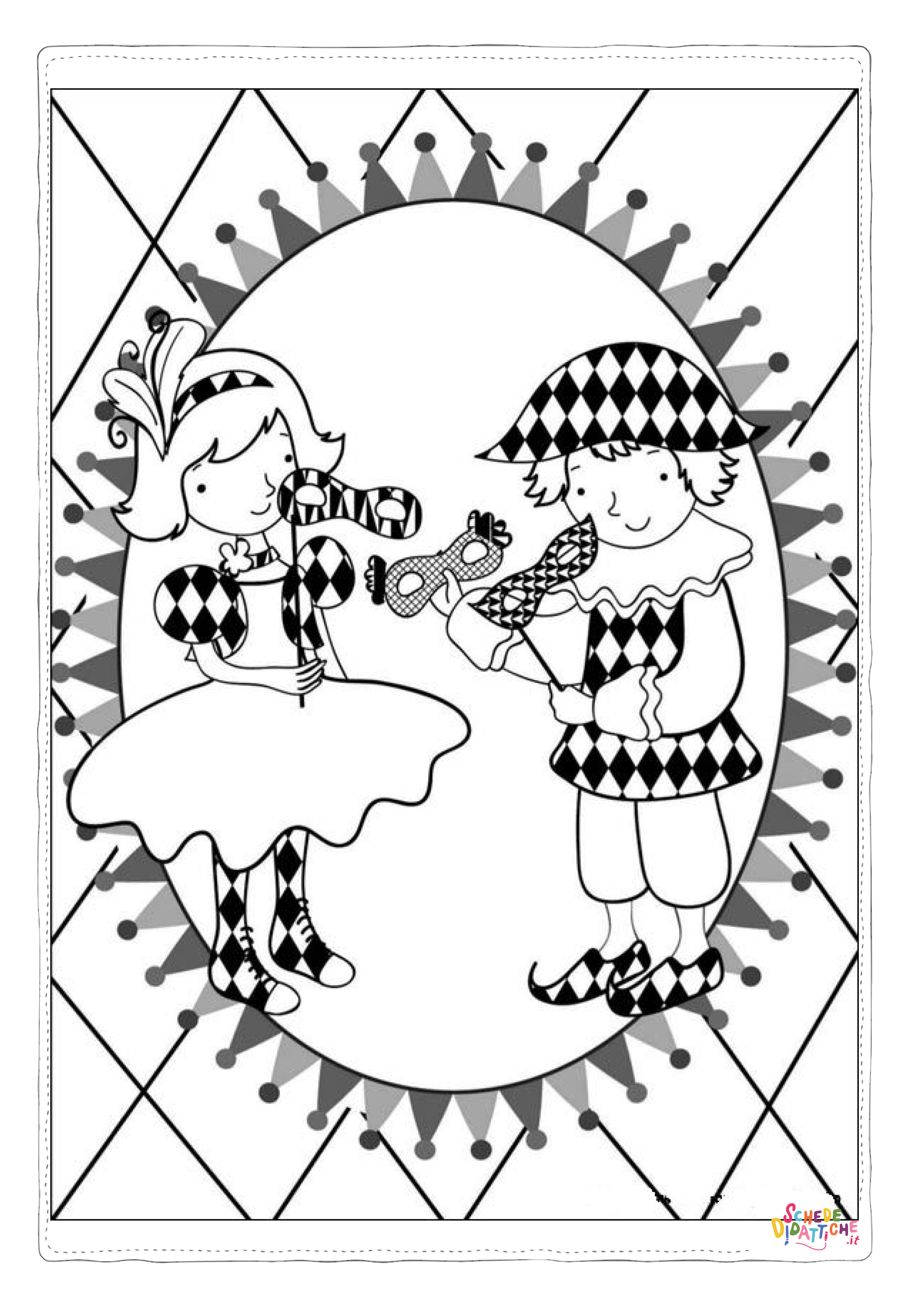 Disegno "Disegno di maschera da stampare e colorare 21" Disegno di maschera da stampare e colorare 21