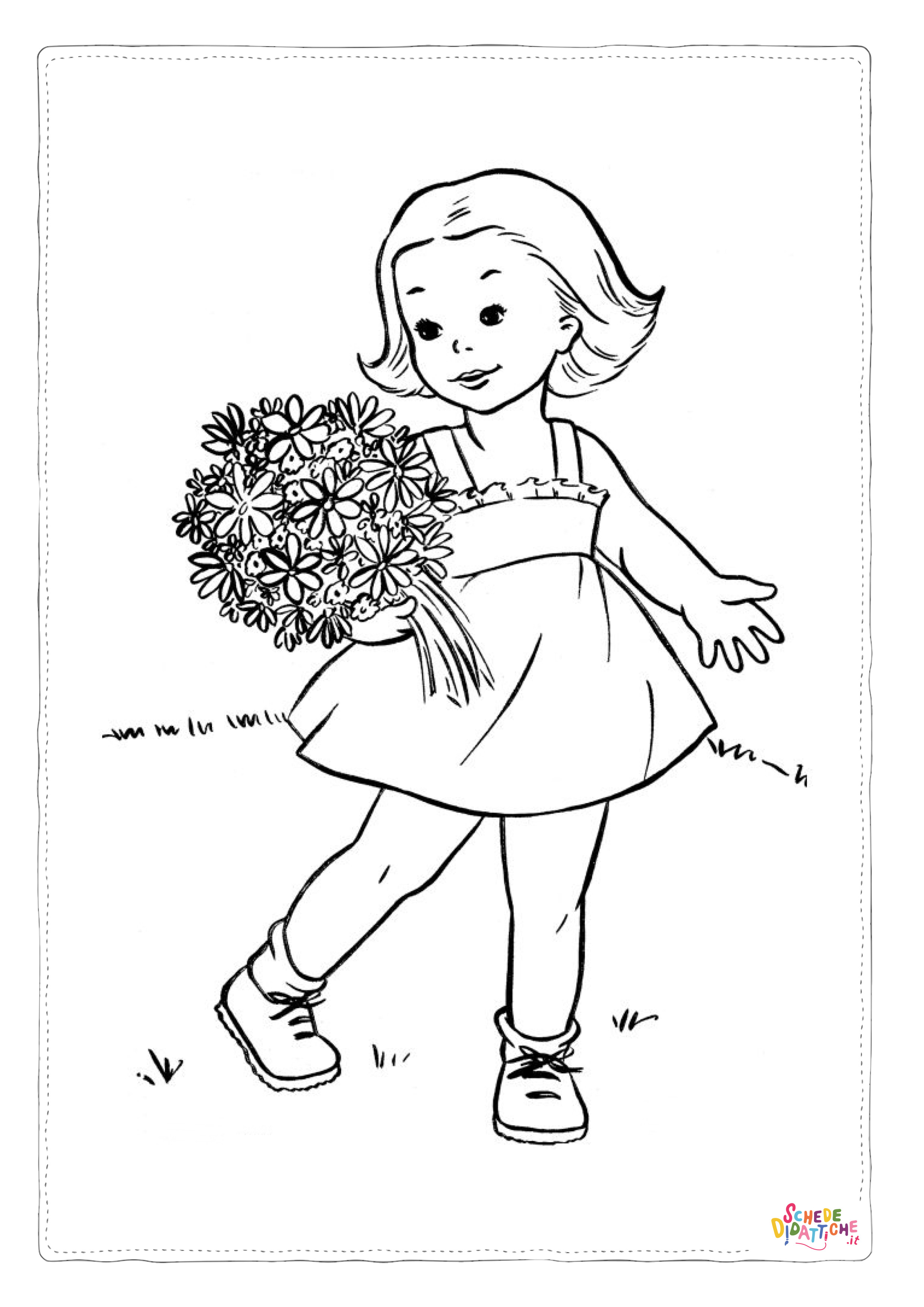 Disegno "Disegno di bambino da stampare e colorare 67" Disegno di bambino da stampare e colorare 67