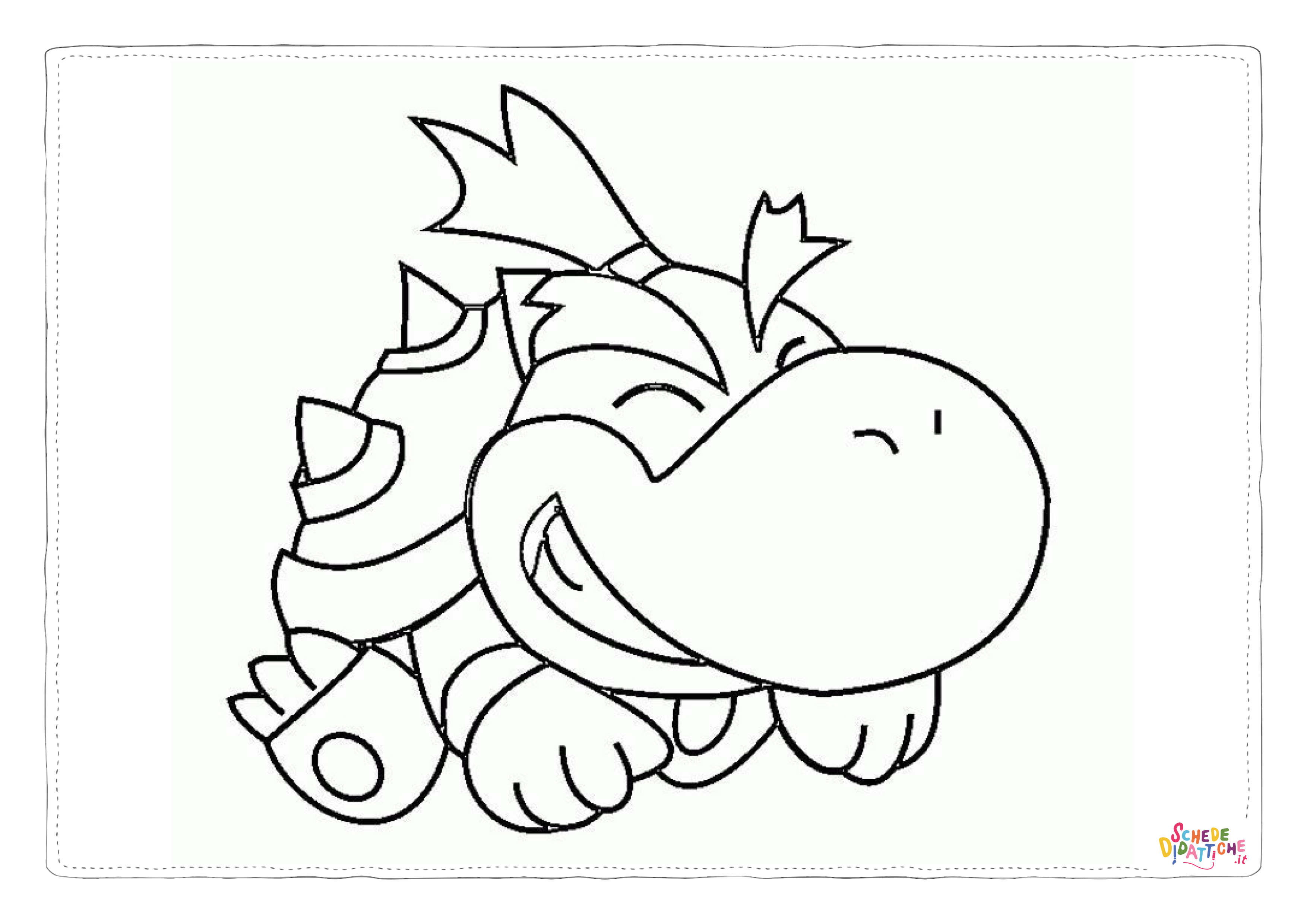 Disegno "Disegno di Super Mario da stampare e colorare 7" Disegno di Super Mario da stampare e colorare 7