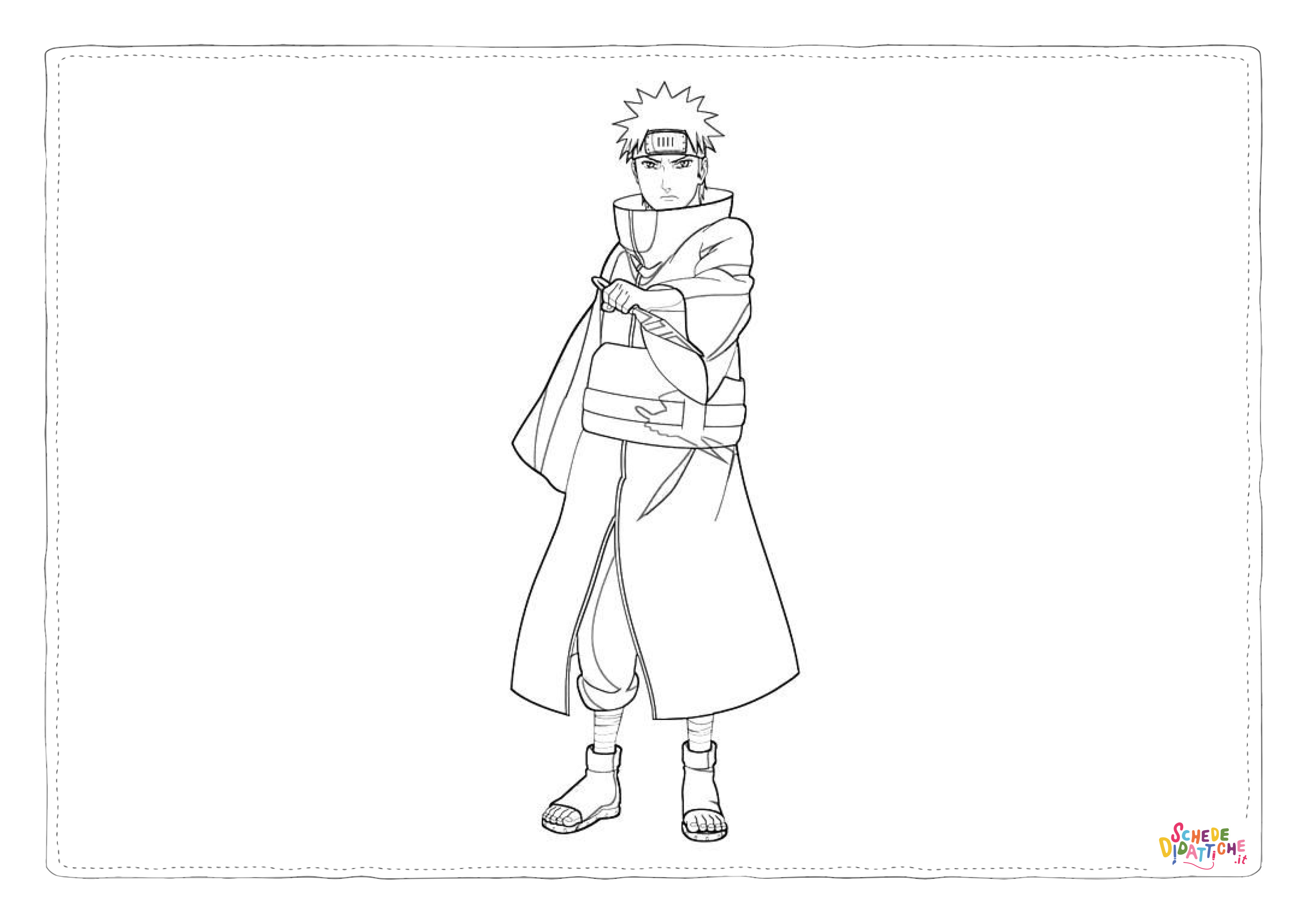 Disegno "Disegno di Naruto da stampare e colorare 19" Disegno di Naruto da stampare e colorare 19