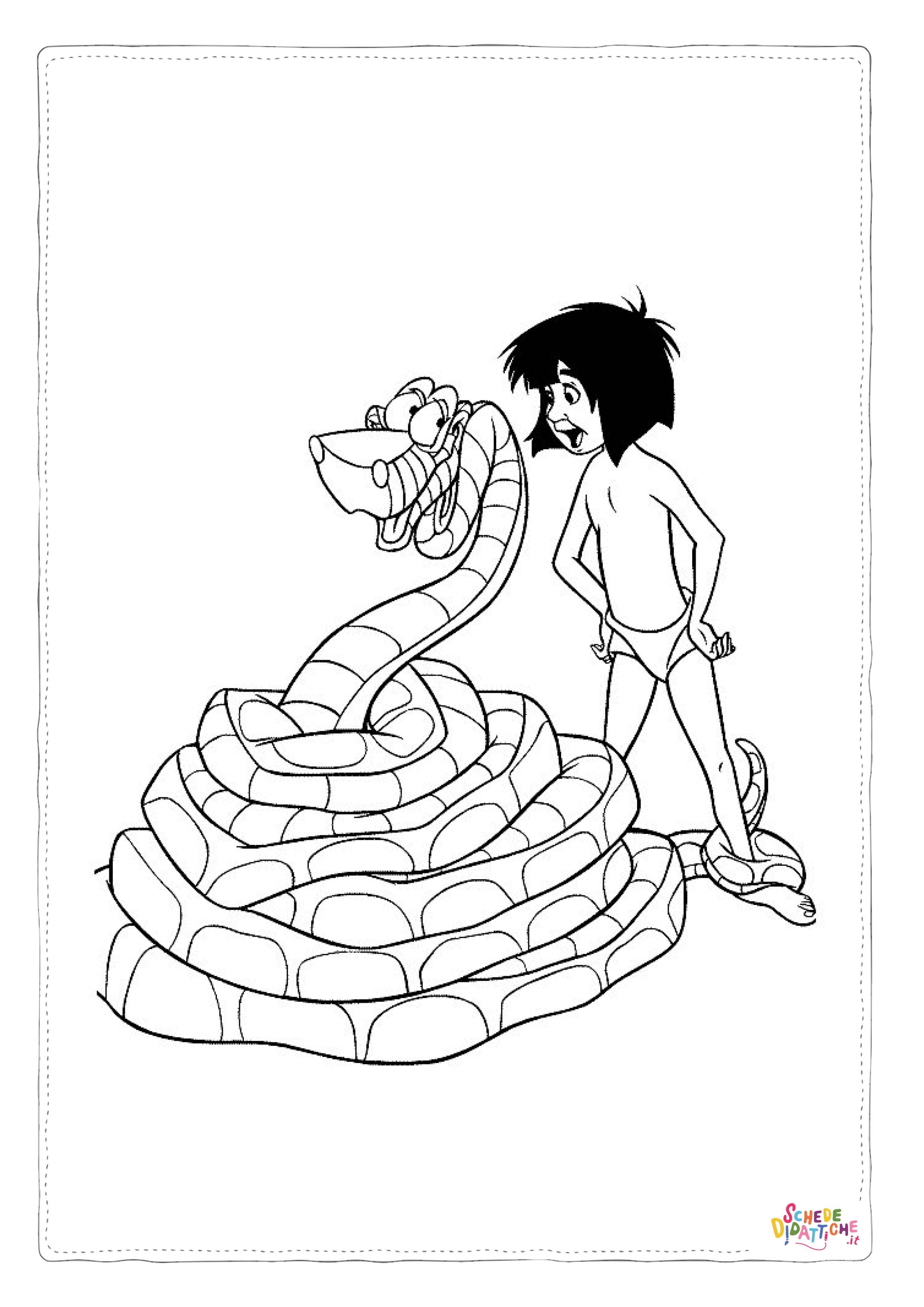 Disegno "Disegno di Il libro della giungla da stampare e colorare 21" Disegno di Il libro della giungla da stampare e colorare 21