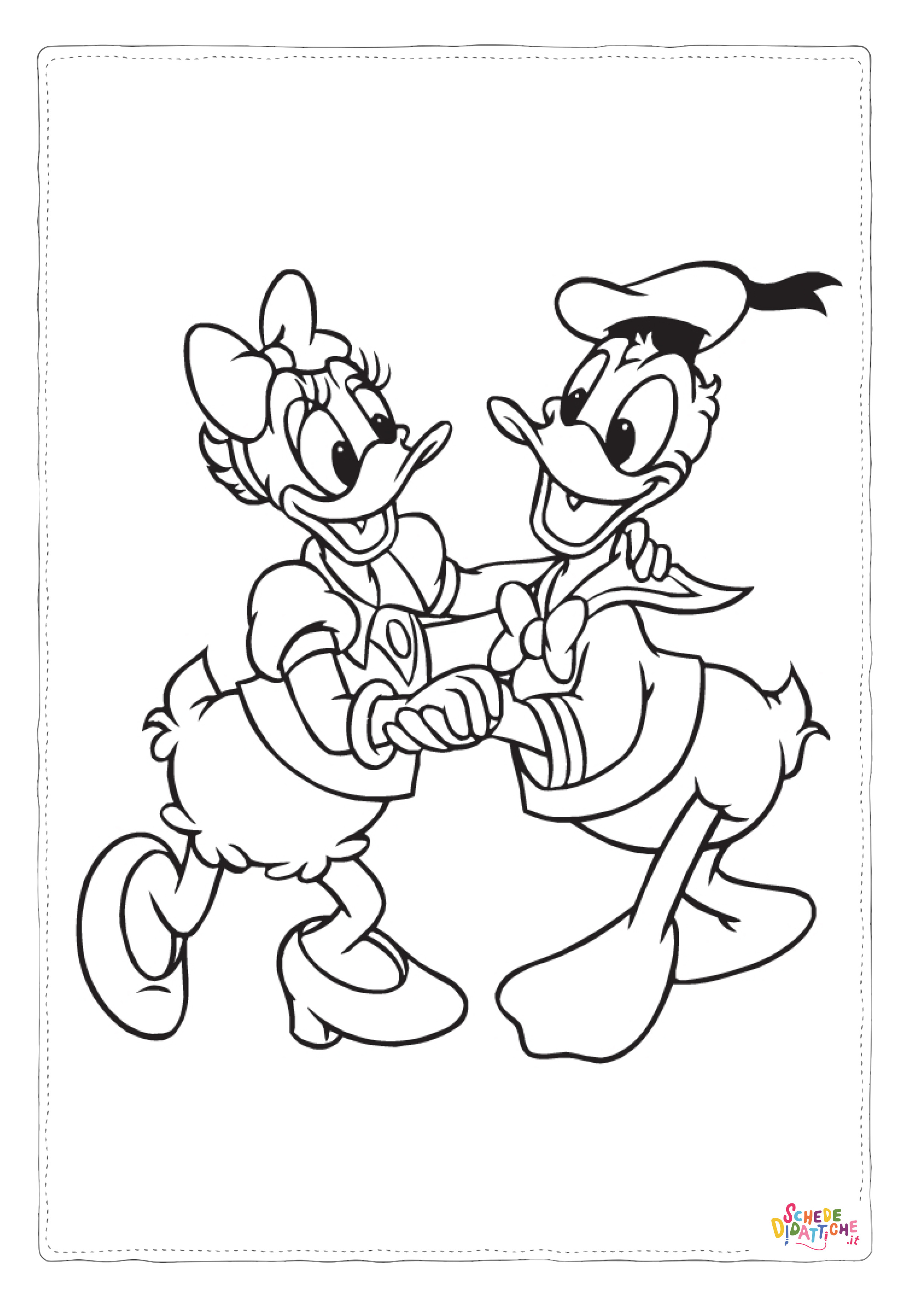 Disegno "Disegno di Paperina da stampare e colorare 68" Disegno di Paperina da stampare e colorare 68