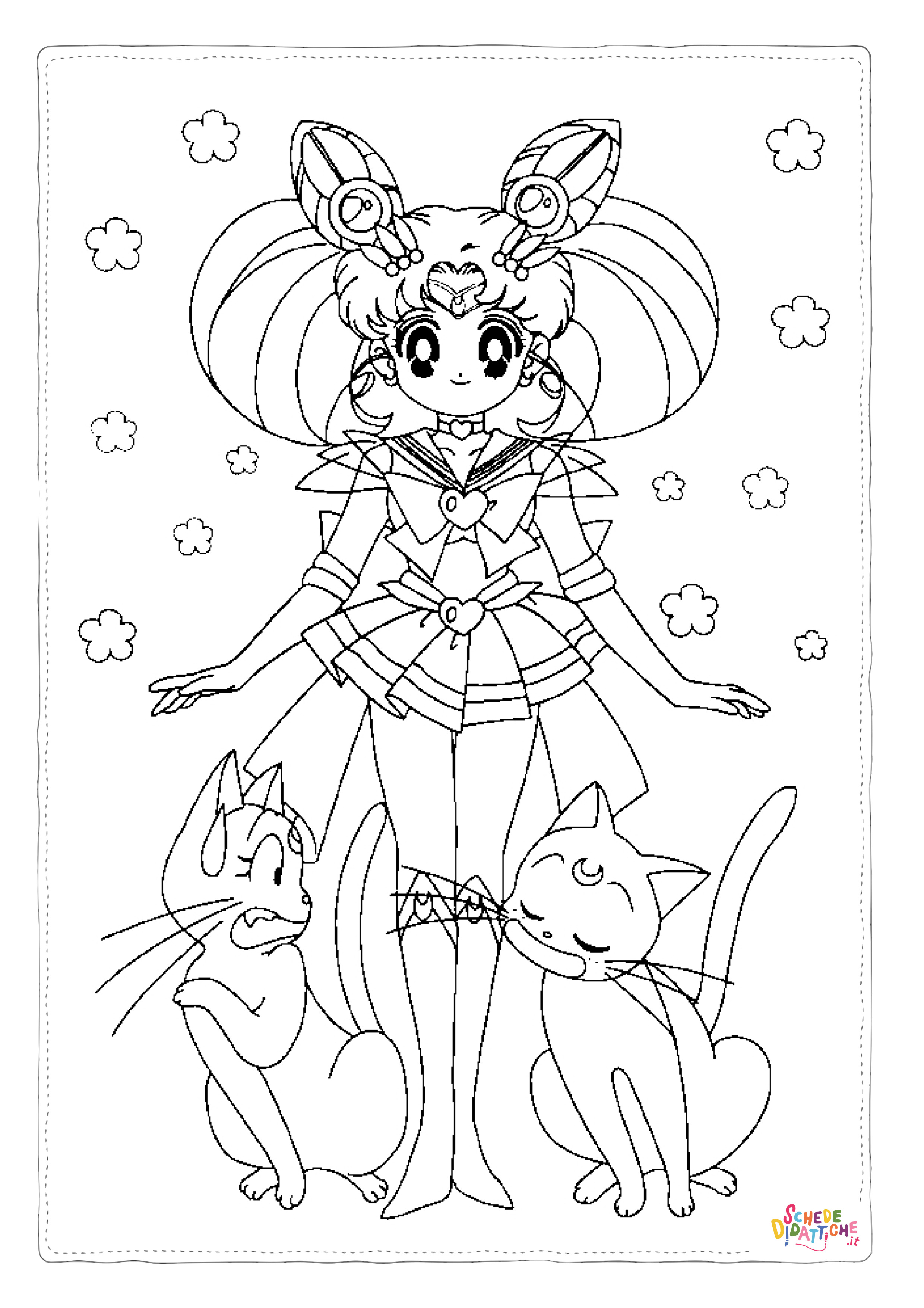 Disegno di Sailor Moon da stampare e colorare 6