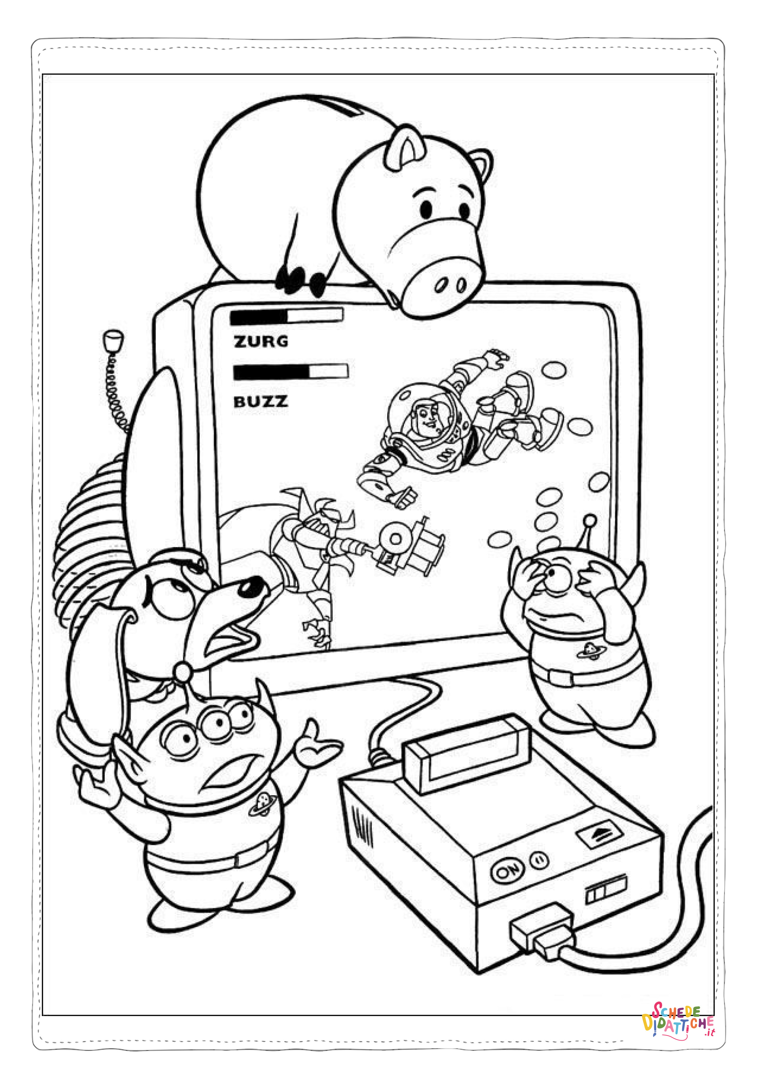 Disegno "Disegno di Toy Story da stampare e colorare 170" Disegno di Toy Story da stampare e colorare 170