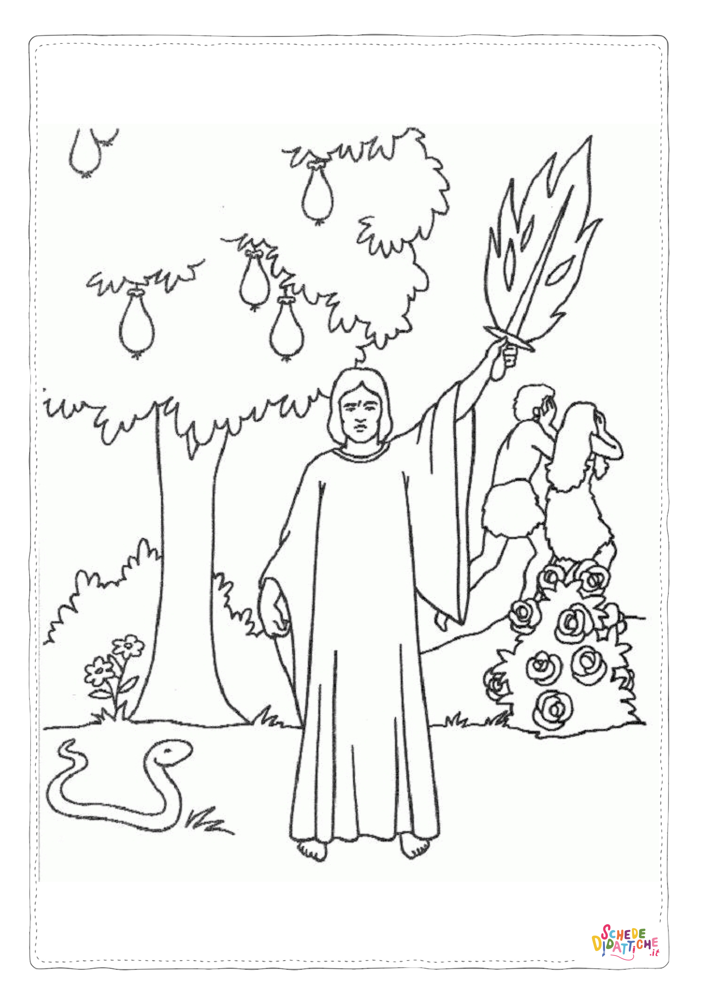 Disegno "Disegno di Cristianesimo da stampare e colorare 309" Disegno di Cristianesimo da stampare e colorare 309