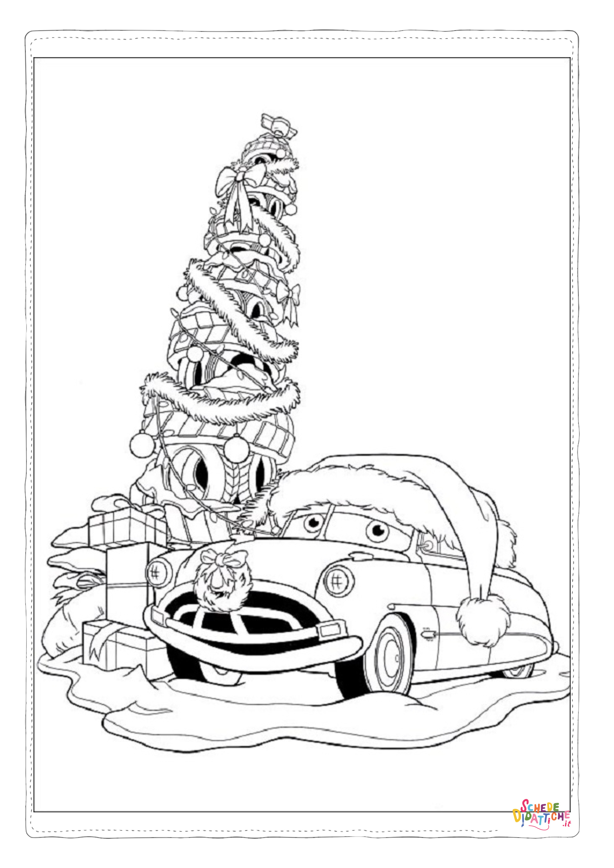Disegno "Disegno di Cars da stampare e colorare 124" Disegno di Cars da stampare e colorare 124