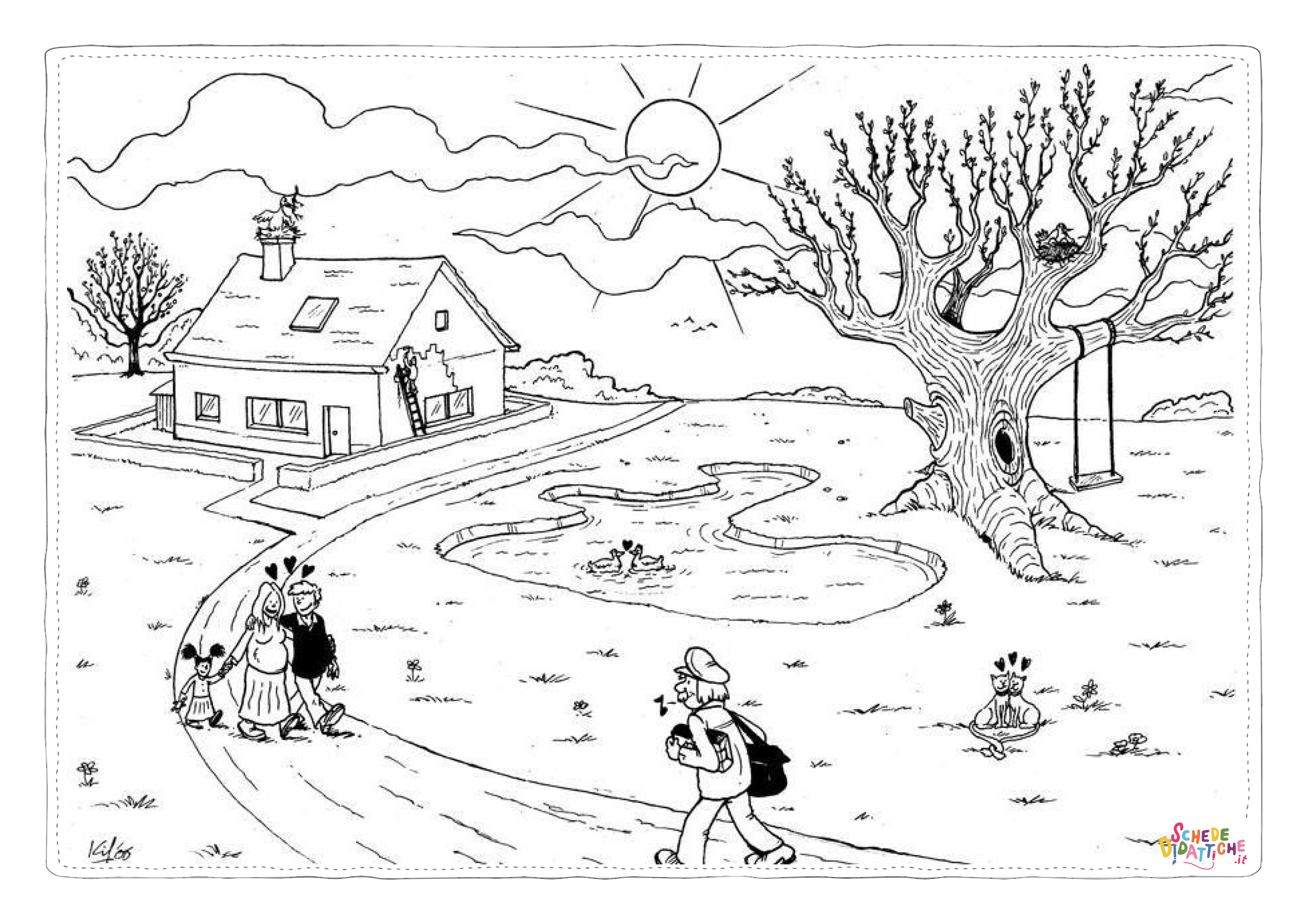 Disegno "Paesaggi primavera (40)" Paesaggi primavera (40)