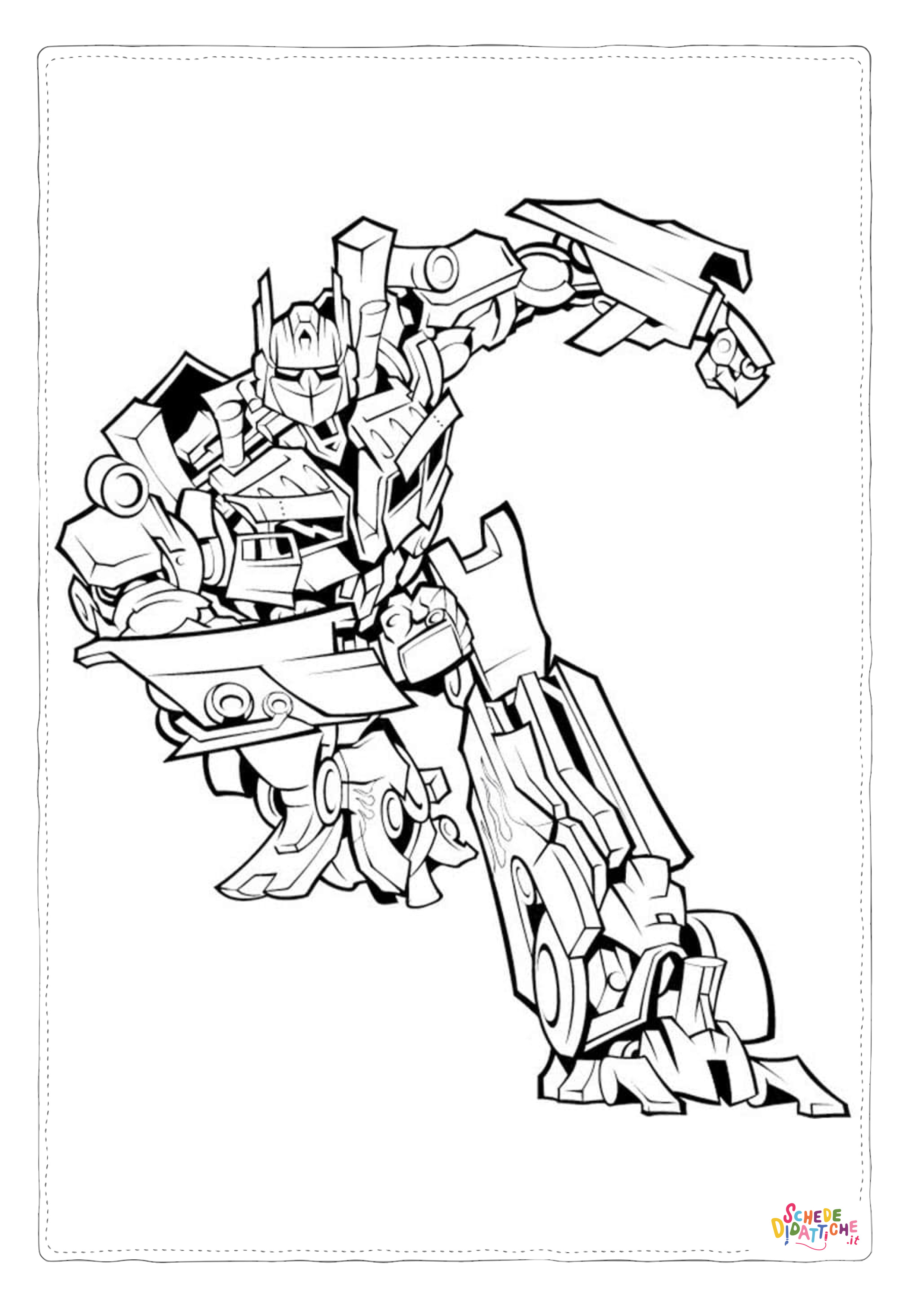 Disegno "Disegno di Transformers da stampare e colorare 41" Disegno di Transformers da stampare e colorare 41