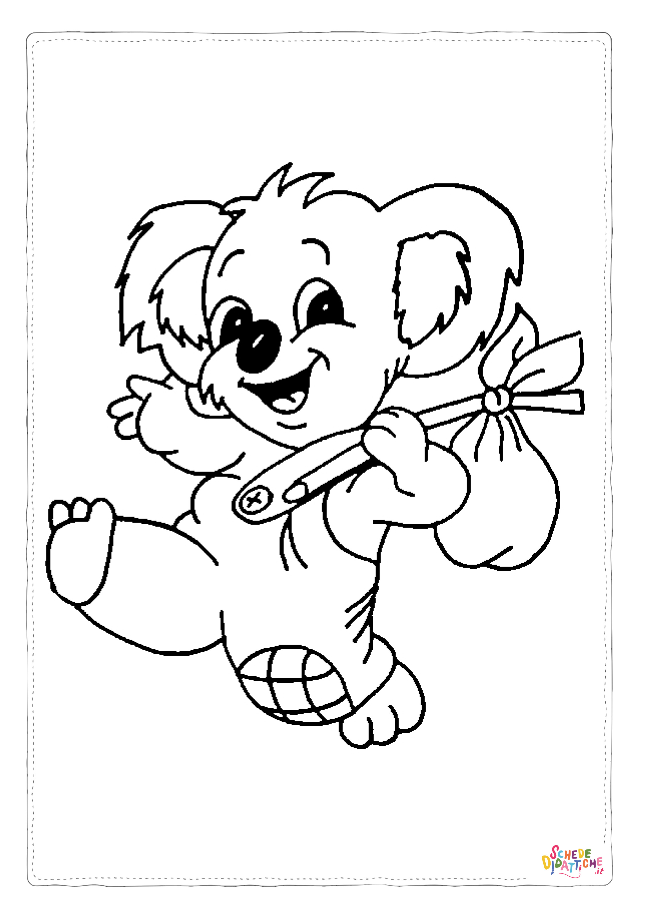 Disegno di koala da stampare e colorare 11