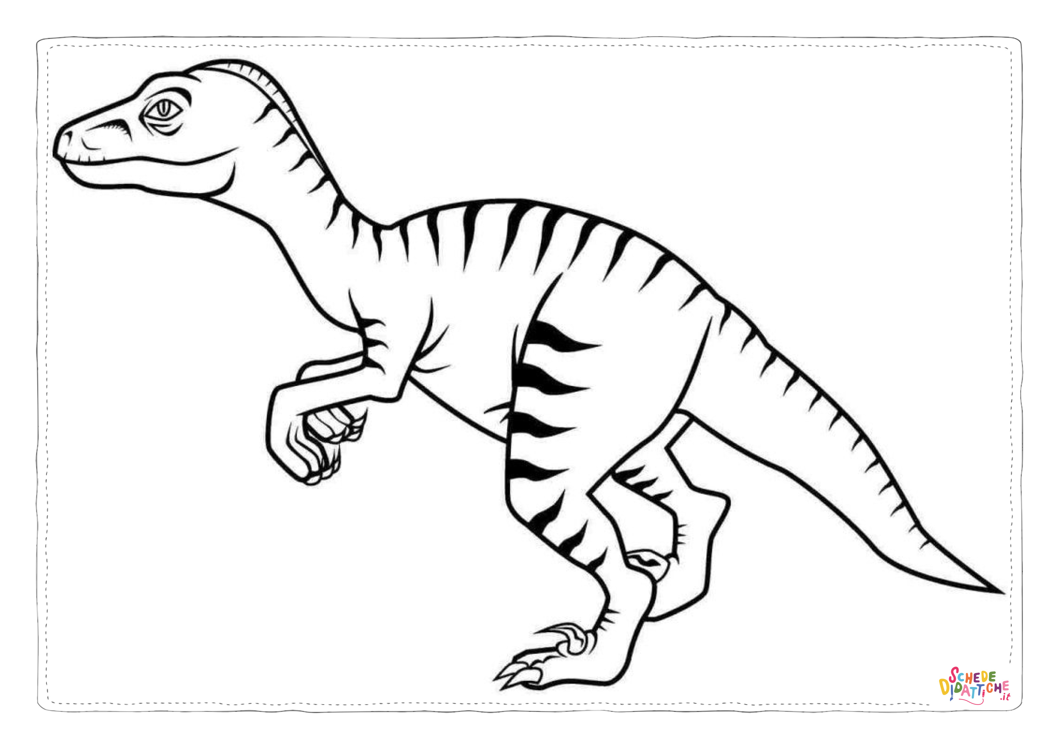Disegno "Disegno di Tirannosauro da stampare e colorare 14" Disegno di Tirannosauro da stampare e colorare 14