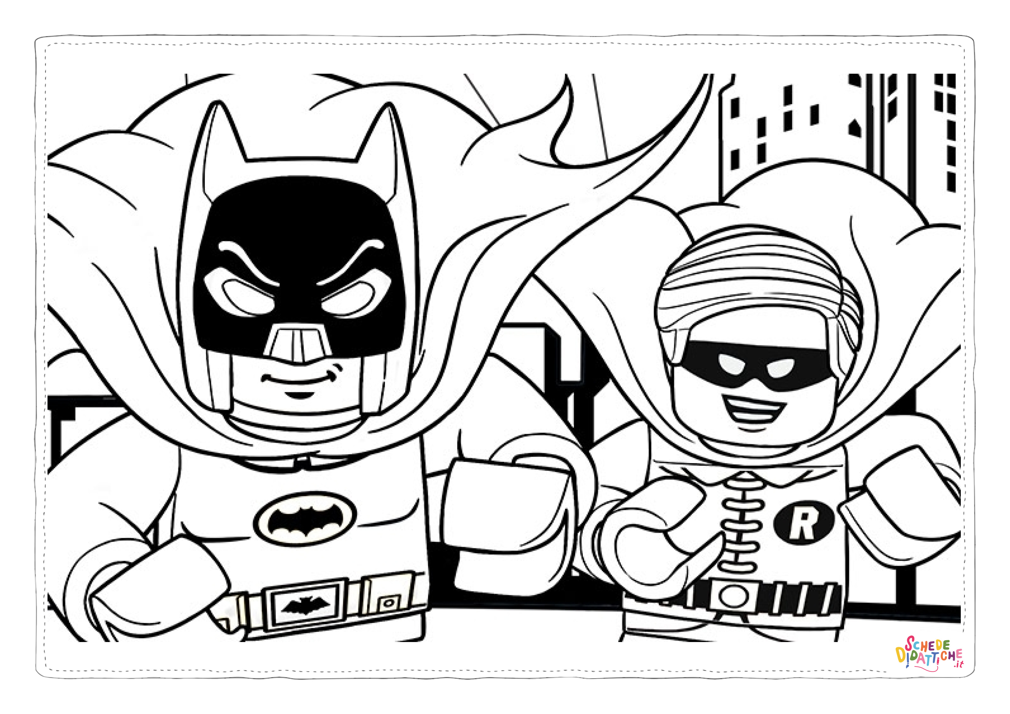 Disegno "Disegno di LEGO Batman da stampare e colorare 6" Disegno di LEGO Batman da stampare e colorare 6