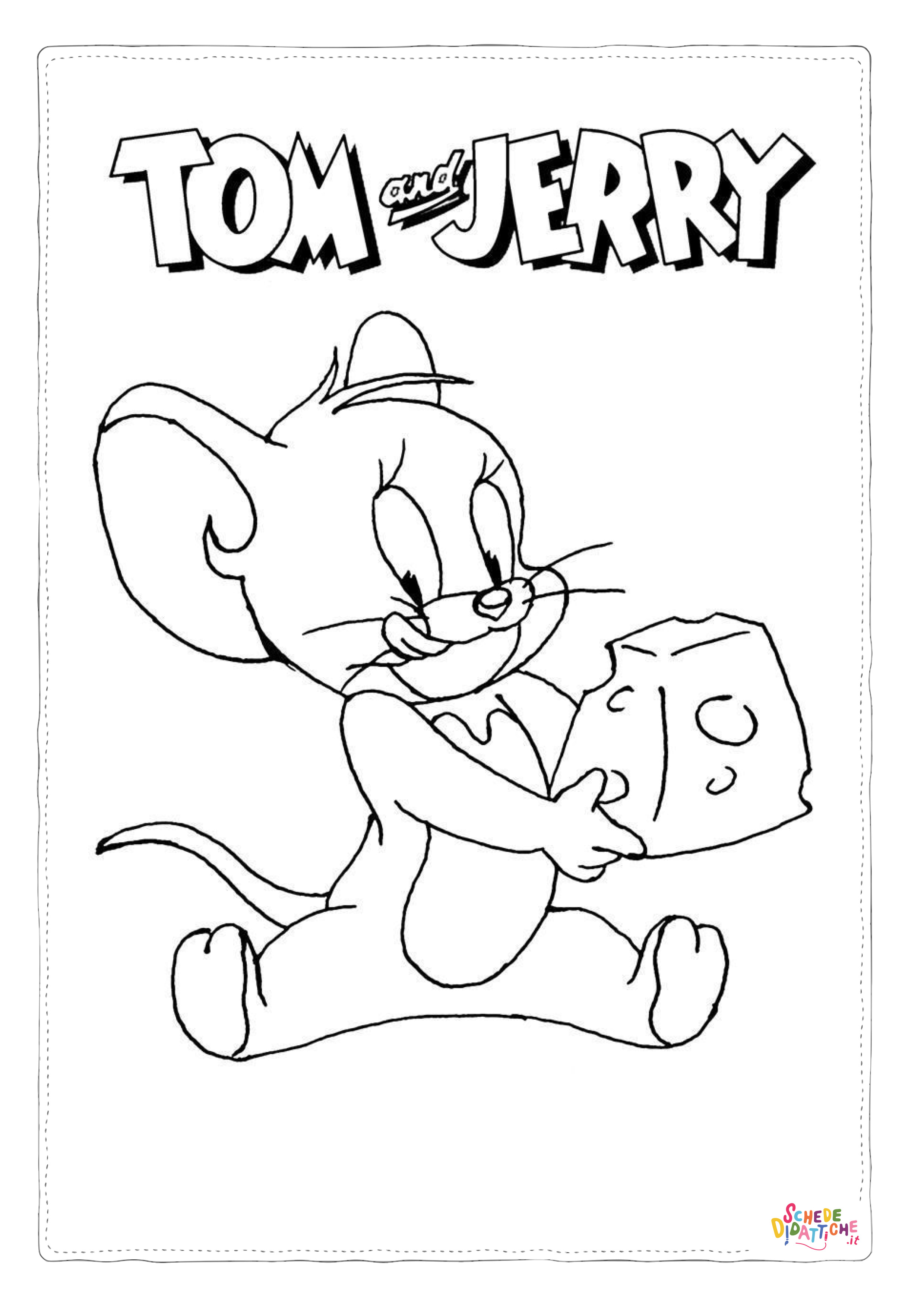 Disegno di Tom e Jerry da stampare e colorare 55