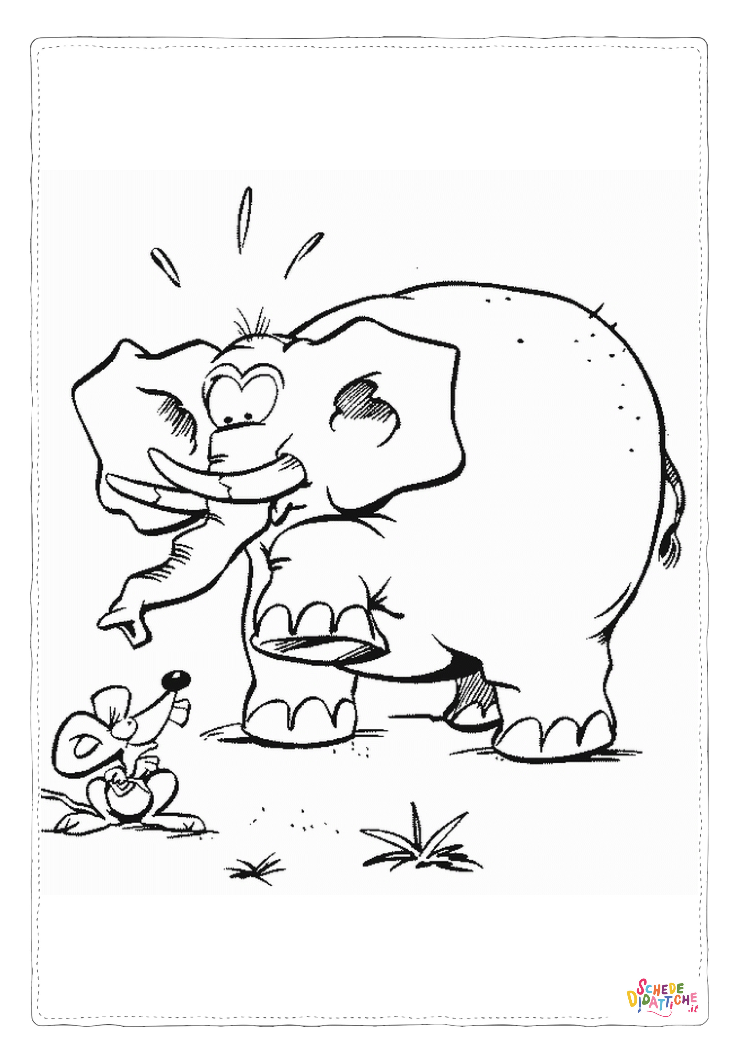 Disegno "Disegno di Dumbo da stampare e colorare 59" Disegno di Dumbo da stampare e colorare 59
