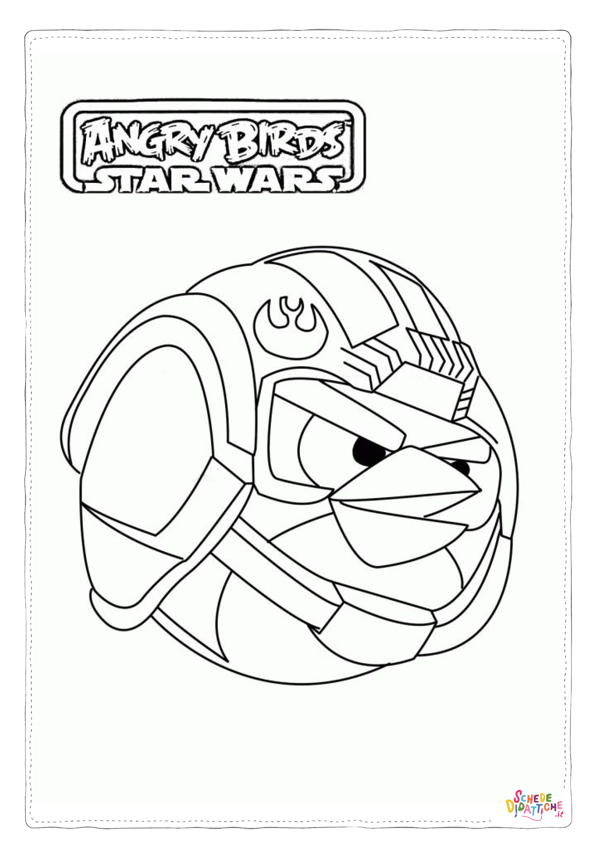 Disegno "Disegno di Angry birds da stampare e colorare 9" Disegno di Angry birds da stampare e colorare 9