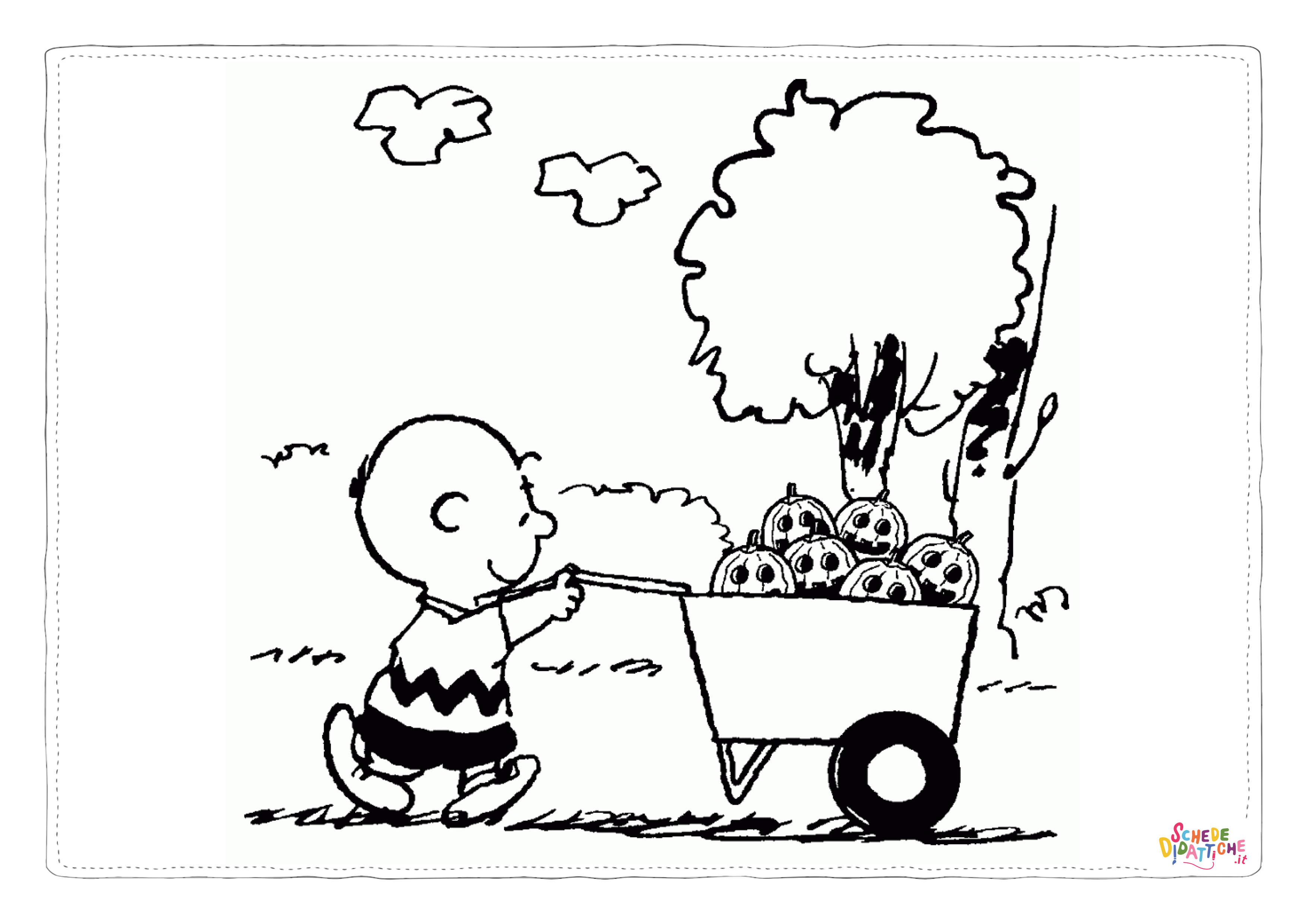 Disegno "Disegno di Snoopy da stampare e colorare 6" Disegno di Snoopy da stampare e colorare 6