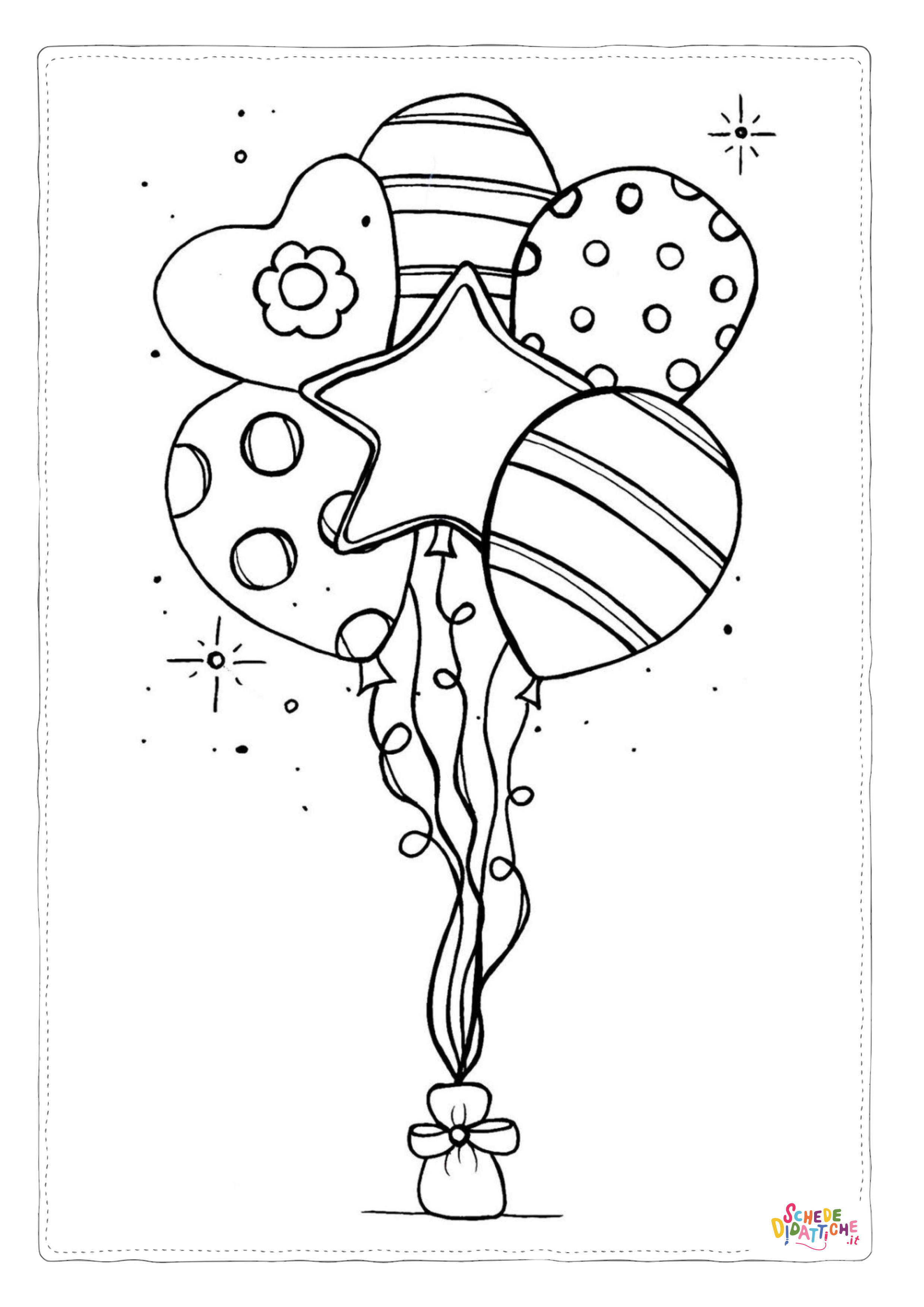 Disegno di compleanno da stampare e colorare 31