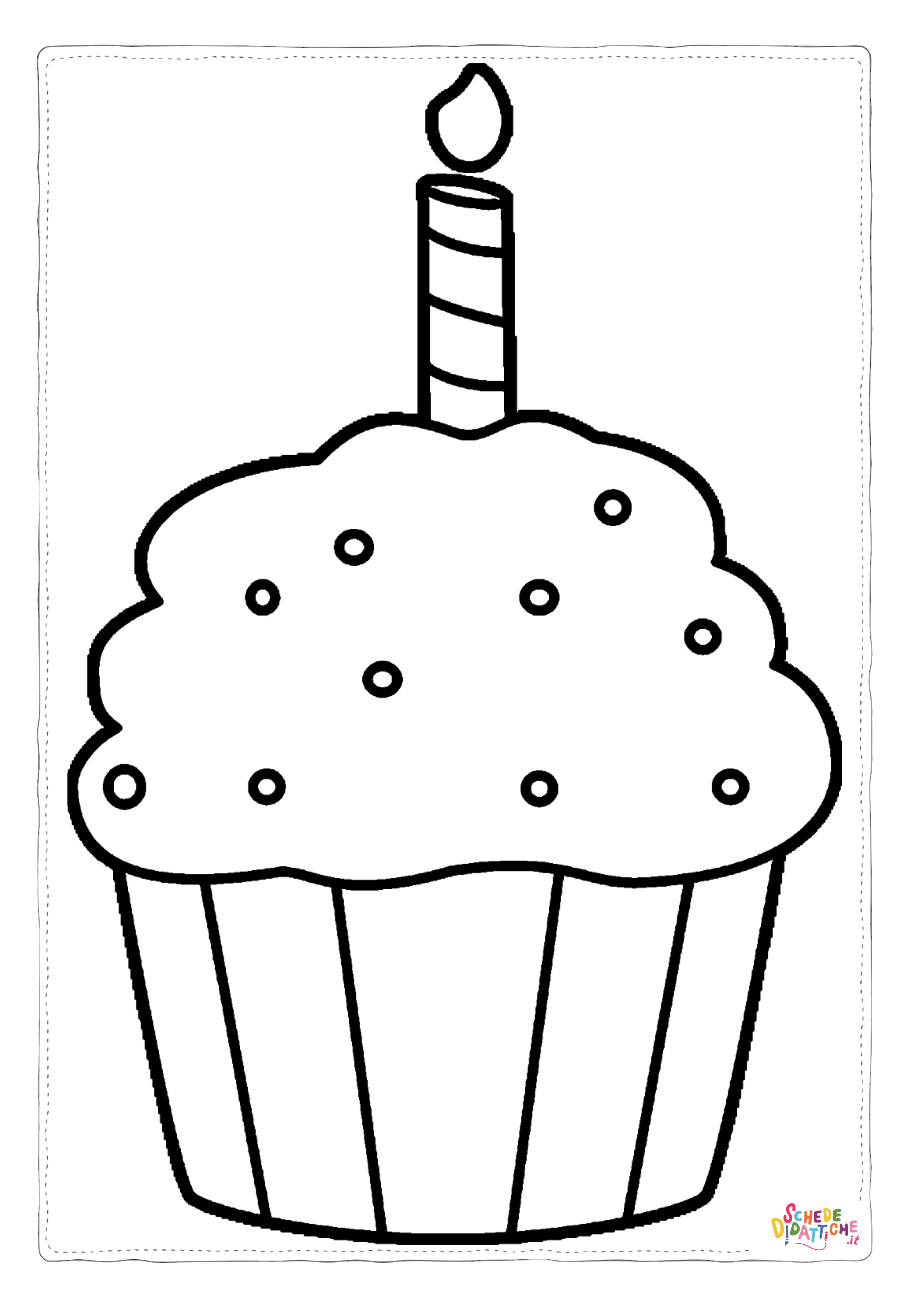 Disegno "Disegno di compleanno da stampare e colorare 51" Disegno di compleanno da stampare e colorare 51