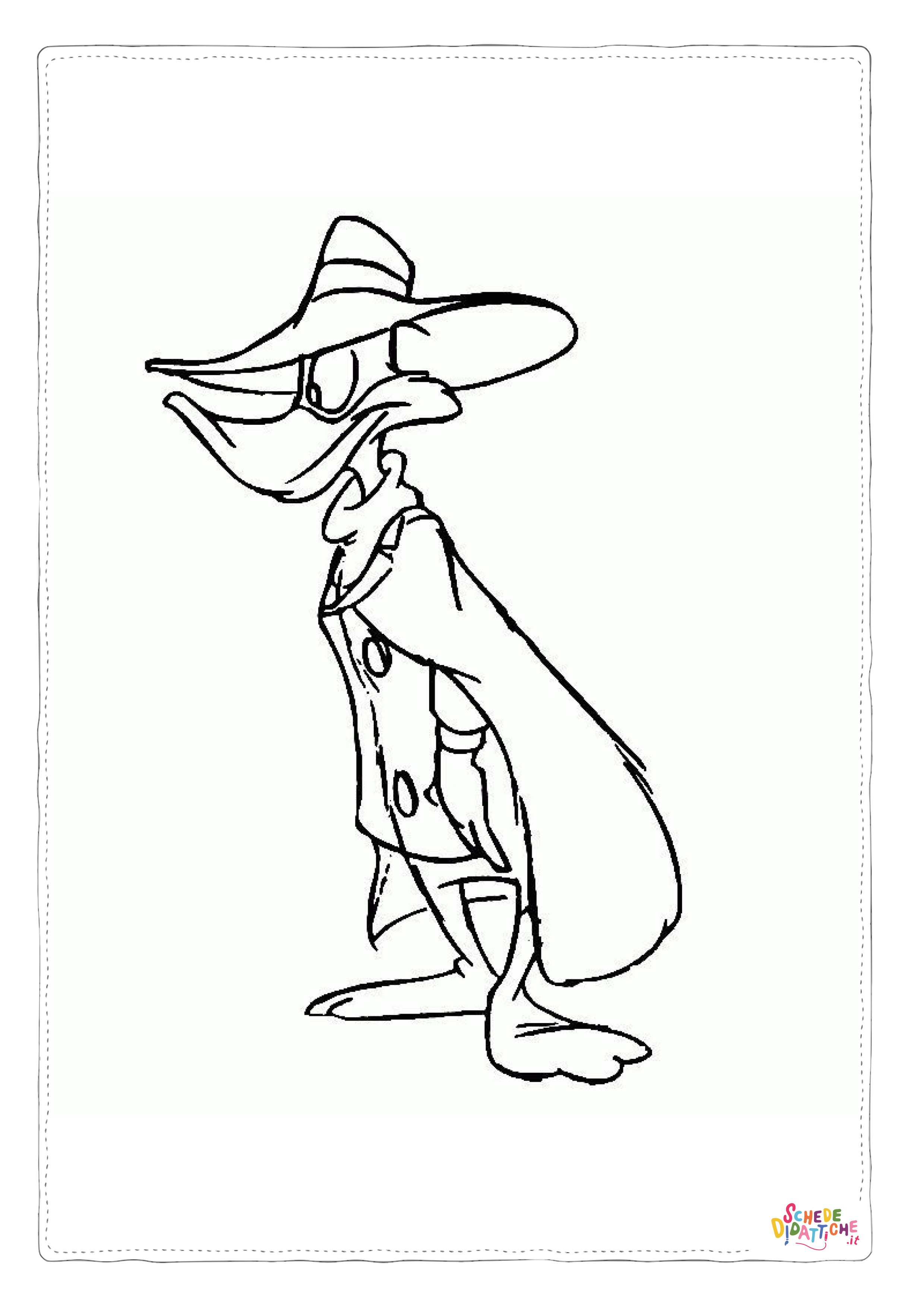 Disegno di Paperino da stampare e colorare 79