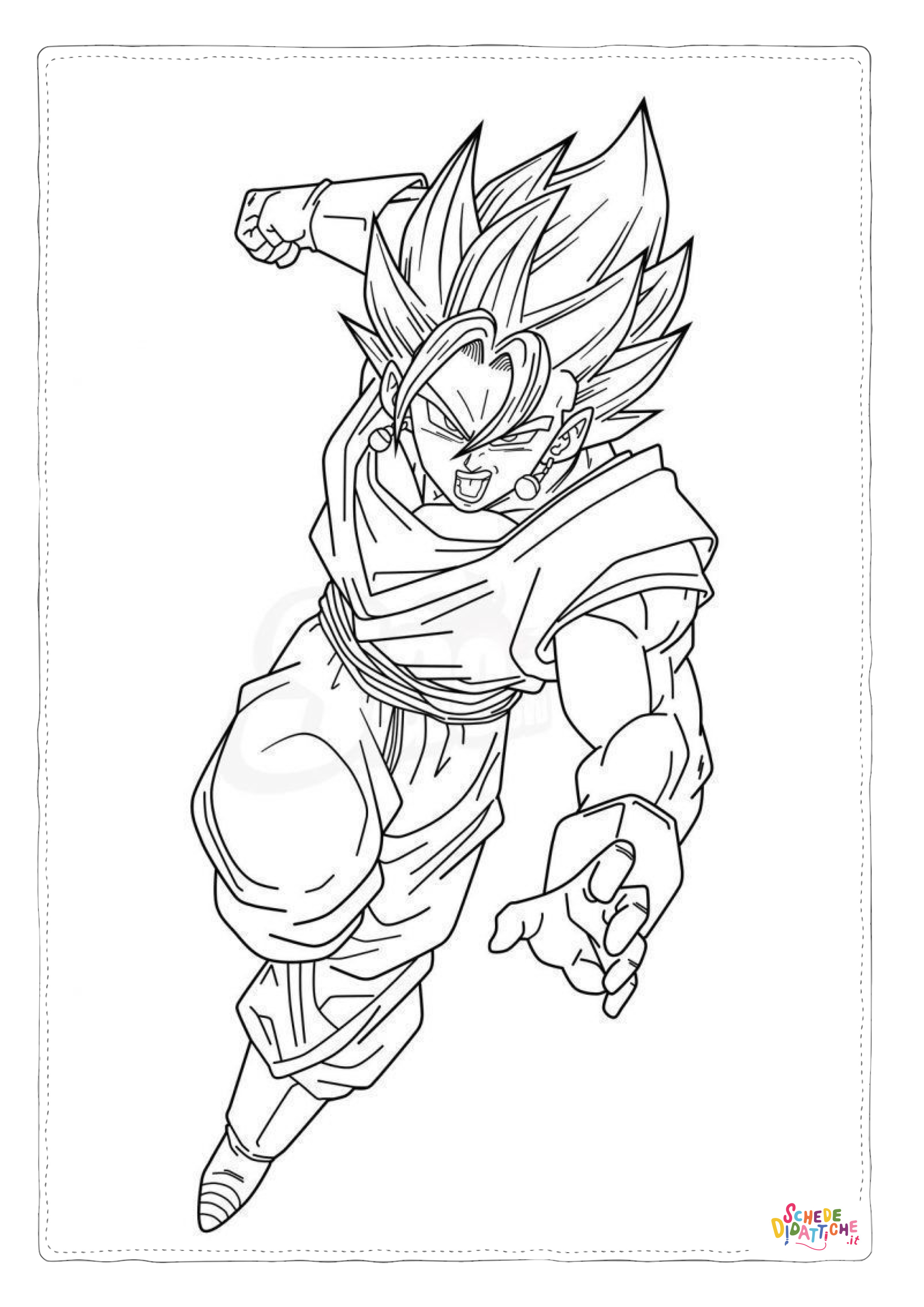 Disegno "Disegno di Dragon Ball da stampare e colorare 170" Disegno di Dragon Ball da stampare e colorare 170