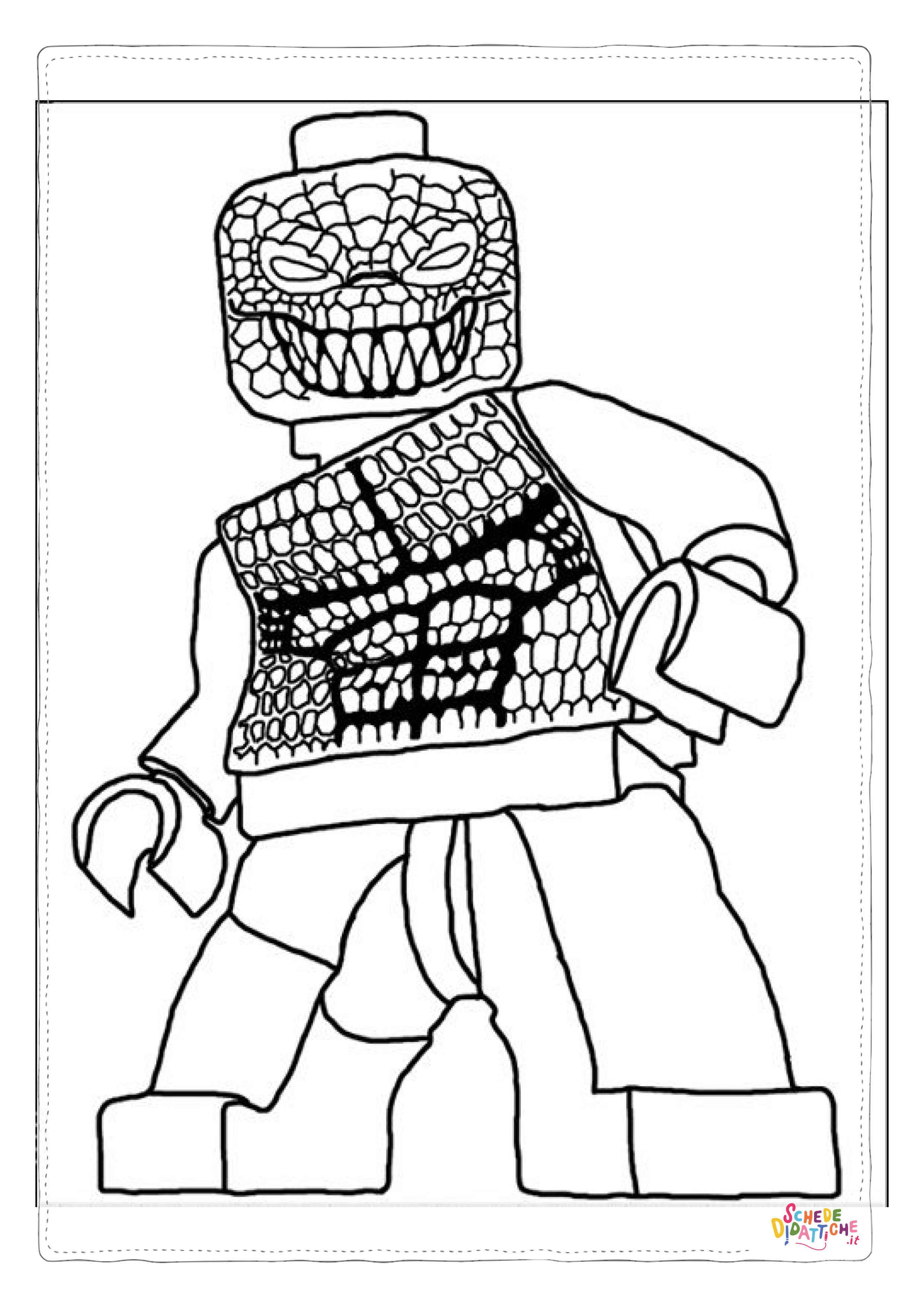 Disegno di LEGO Justice League da stampare e colorare 3