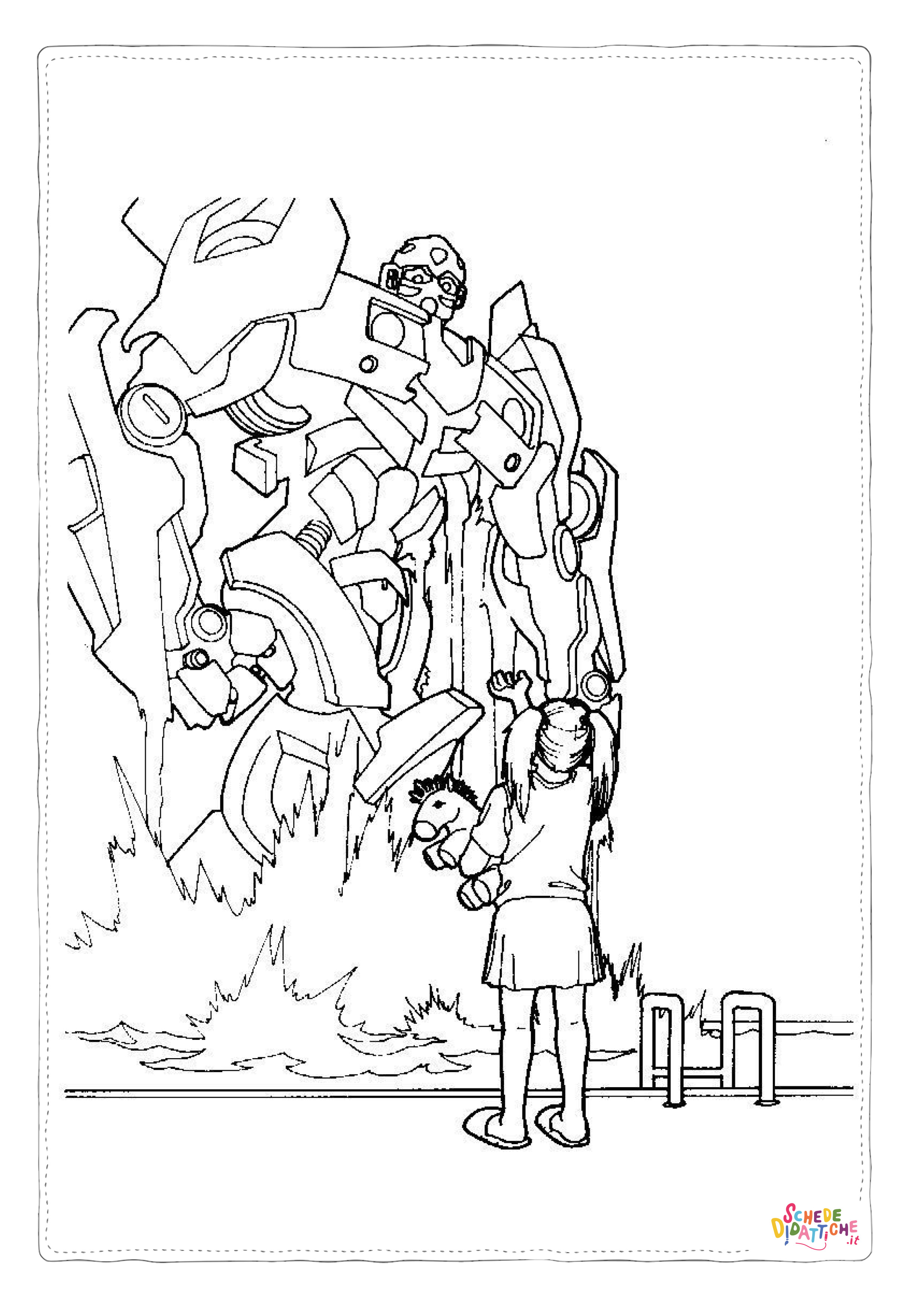 Disegno "Disegno di Transformers da stampare e colorare 98" Disegno di Transformers da stampare e colorare 98