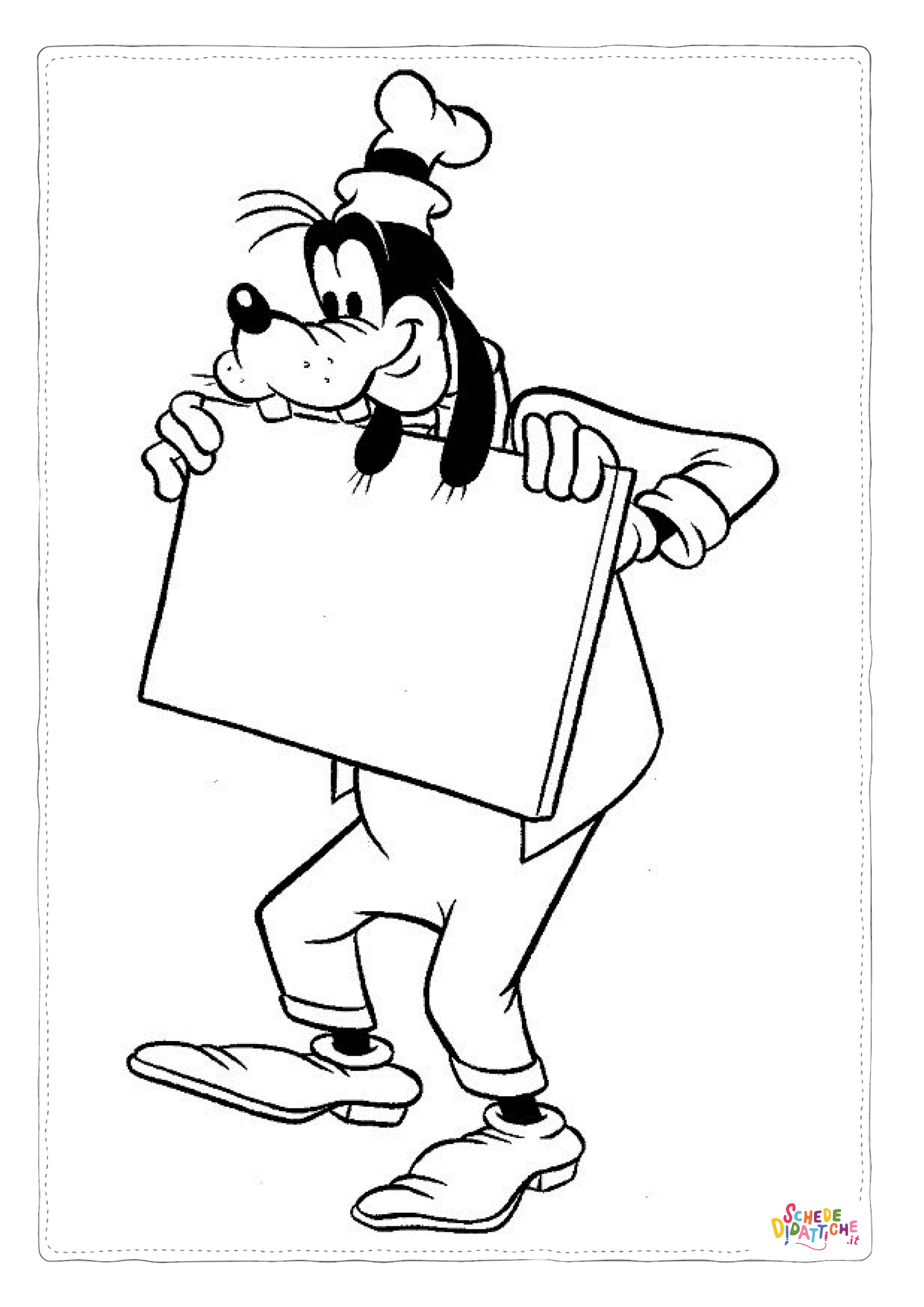 Disegno "Disegno di Pippo da stampare e colorare 45" Disegno di Pippo da stampare e colorare 45
