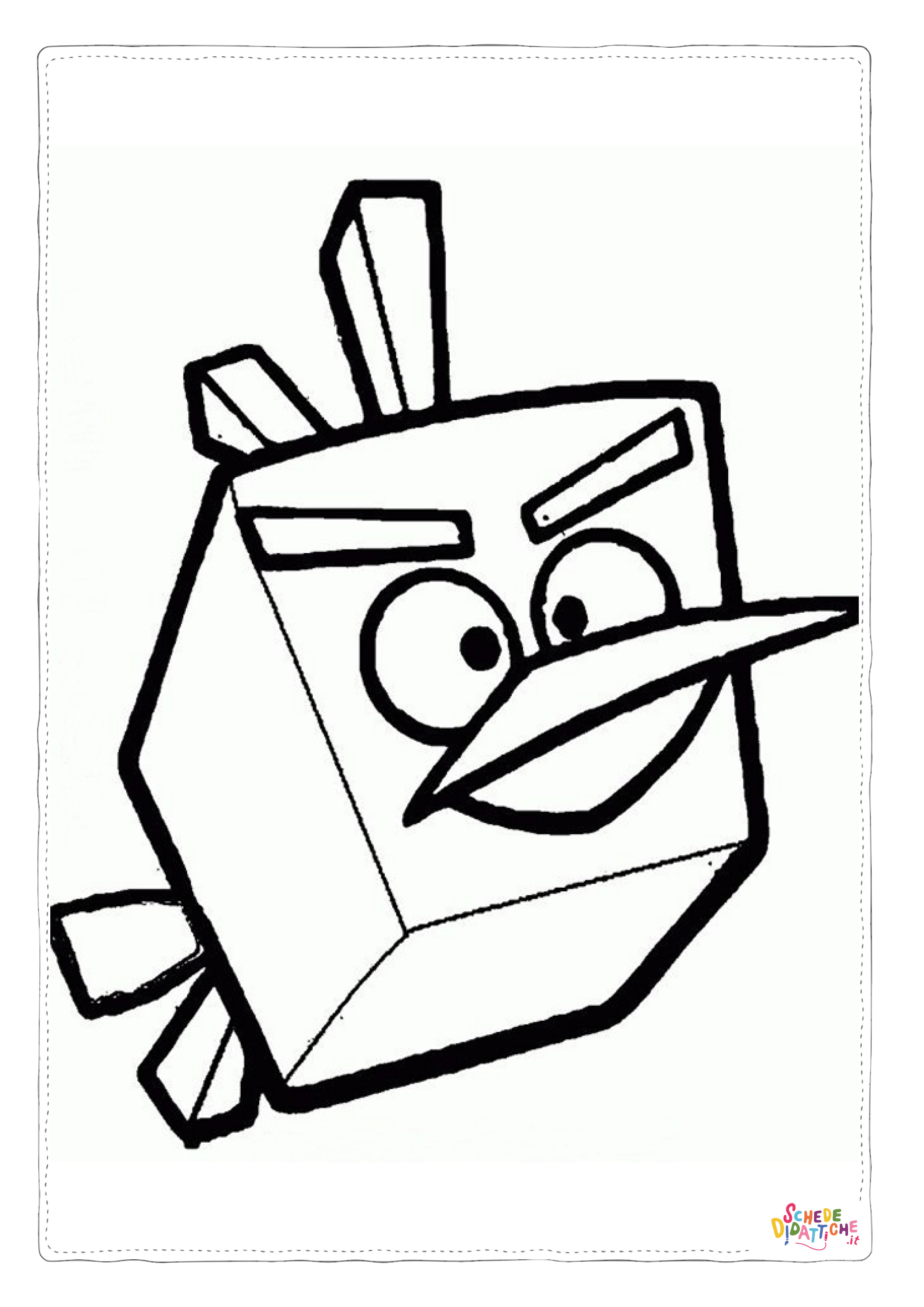 Disegno "Disegno di Angry birds da stampare e colorare 5" Disegno di Angry birds da stampare e colorare 5