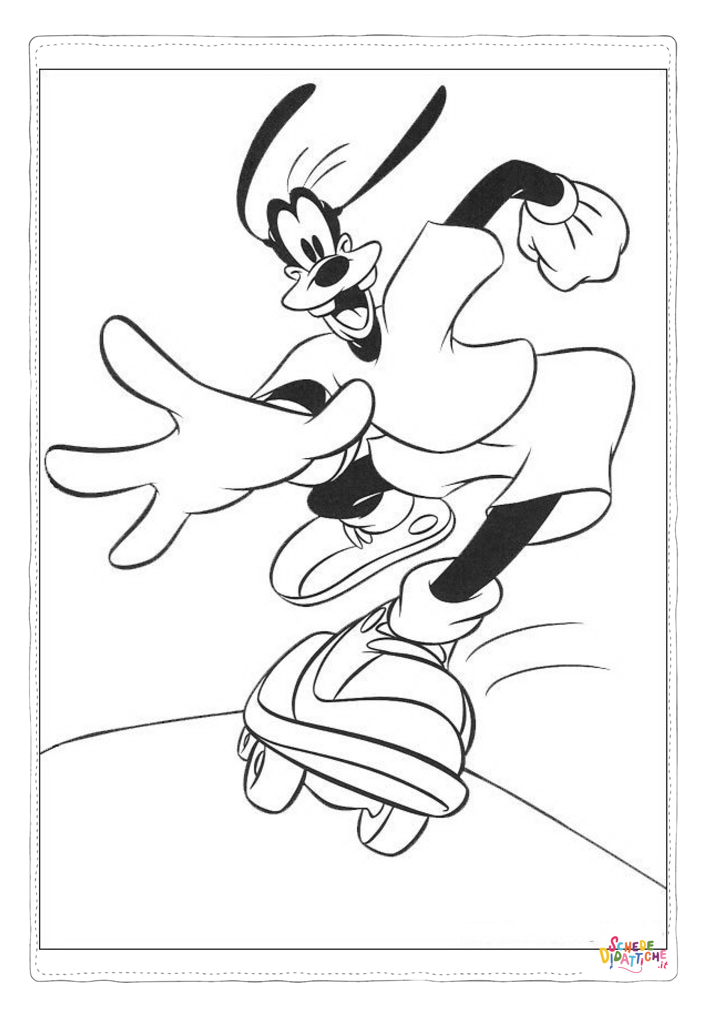 Disegno "Disegno di Pippo da stampare e colorare 59" Disegno di Pippo da stampare e colorare 59