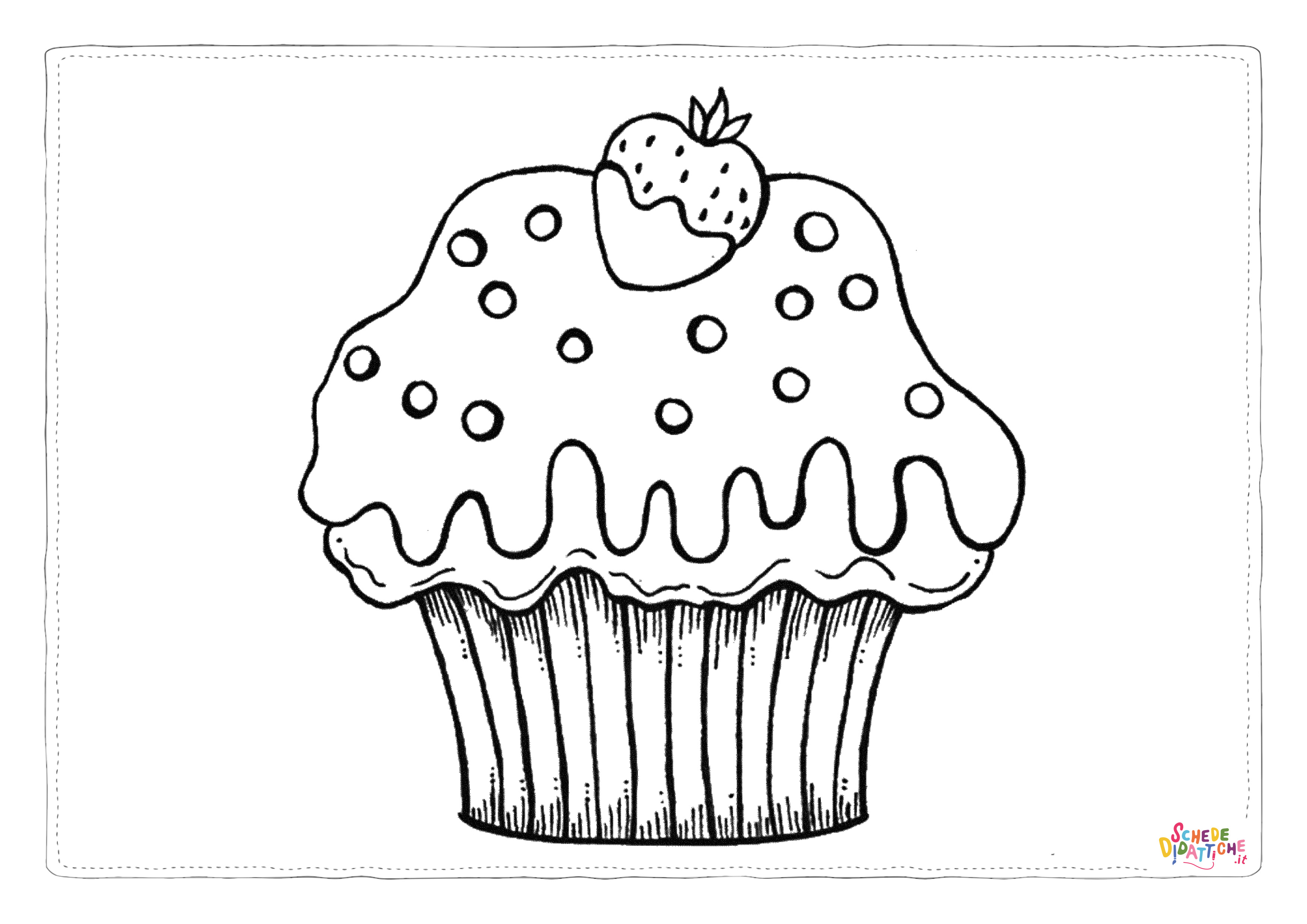 Disegno di gelato da stampare e colorare 35