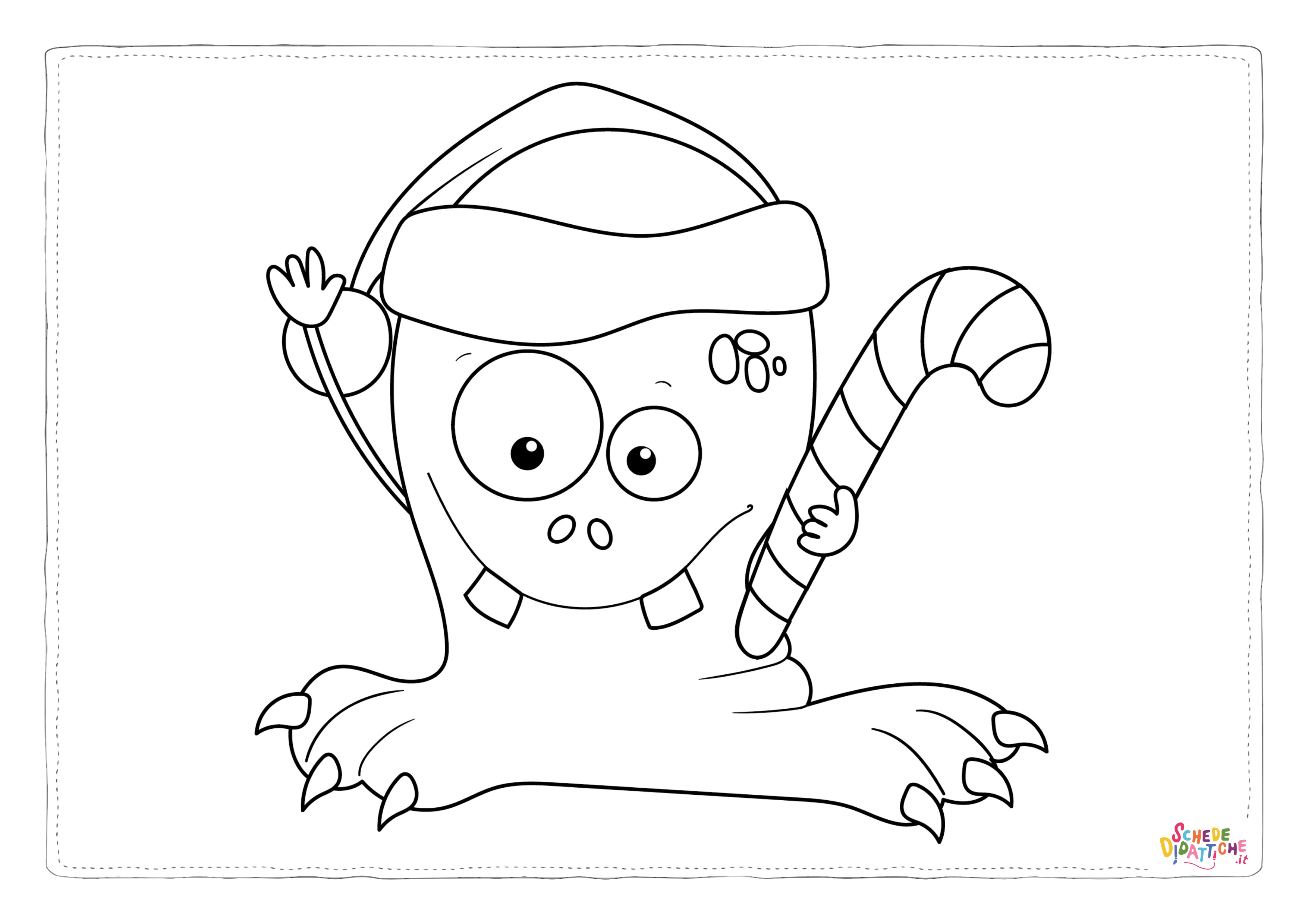 Disegno "CHRISTMAS MONSTER STAMPS-01" CHRISTMAS MONSTER STAMPS-01