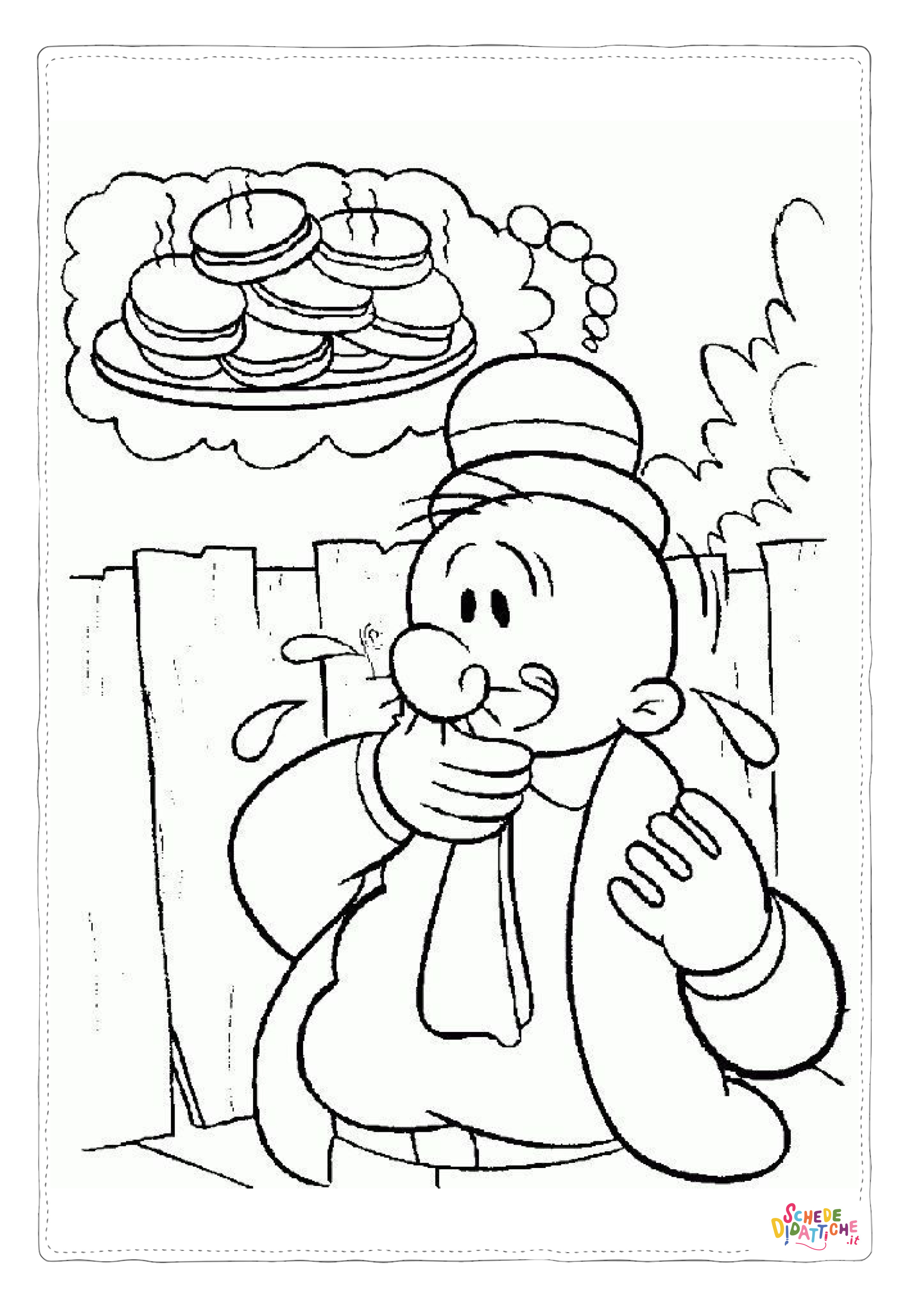 Disegno di Braccio di ferro da stampare e colorare 23
