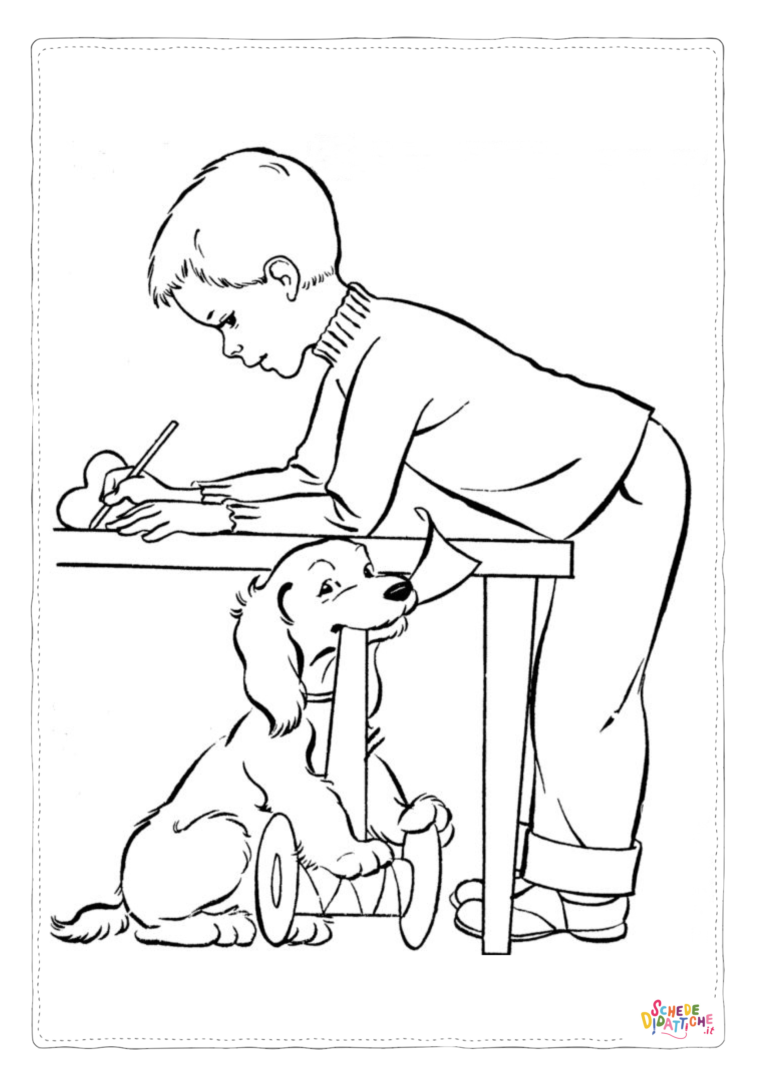 Disegno "Disegno di bambino da stampare e colorare 57" Disegno di bambino da stampare e colorare 57