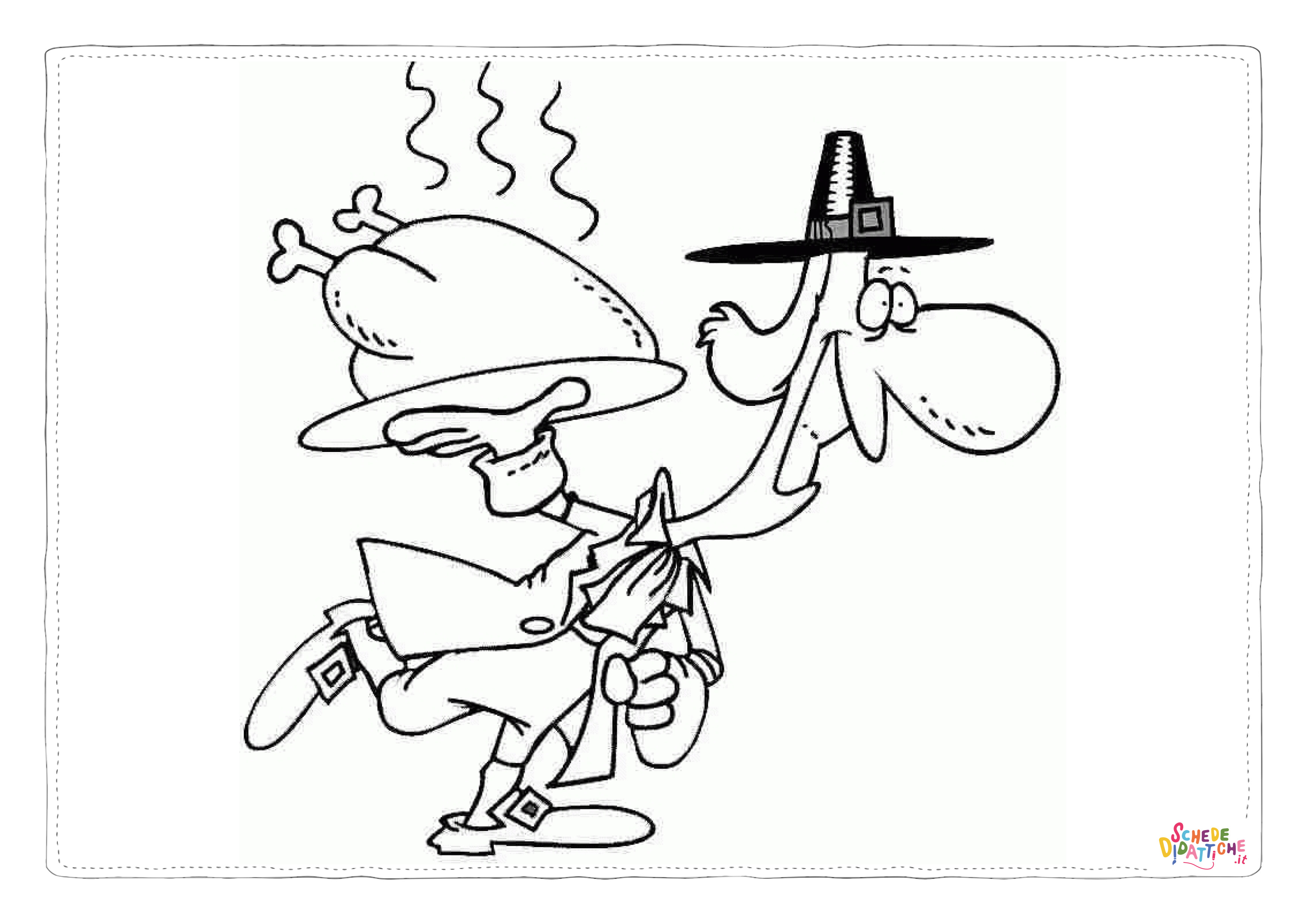 Disegno di carne da stampare e colorare 4