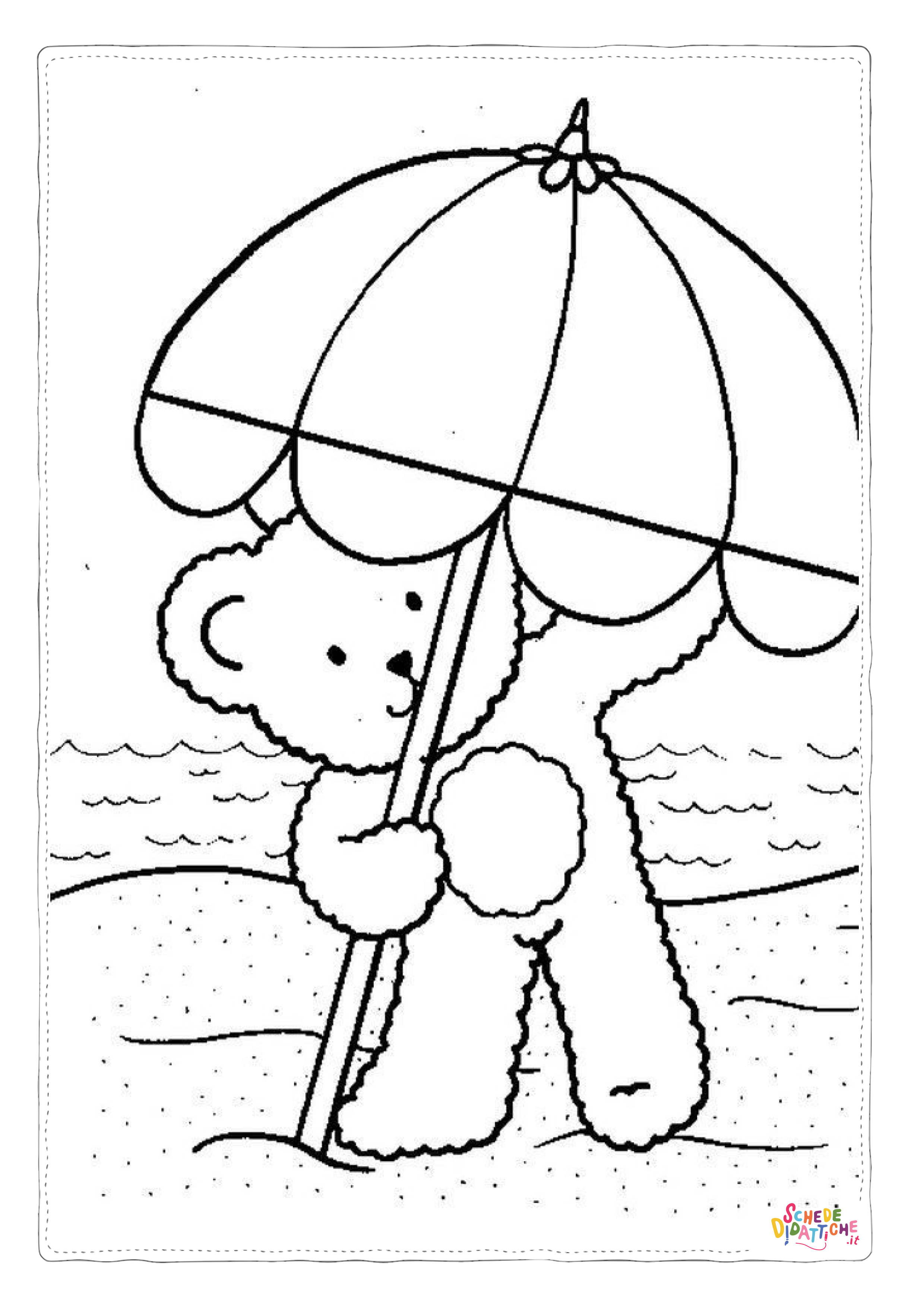 Disegno "Disegno di mare da stampare e colorare 180" Disegno di mare da stampare e colorare 180