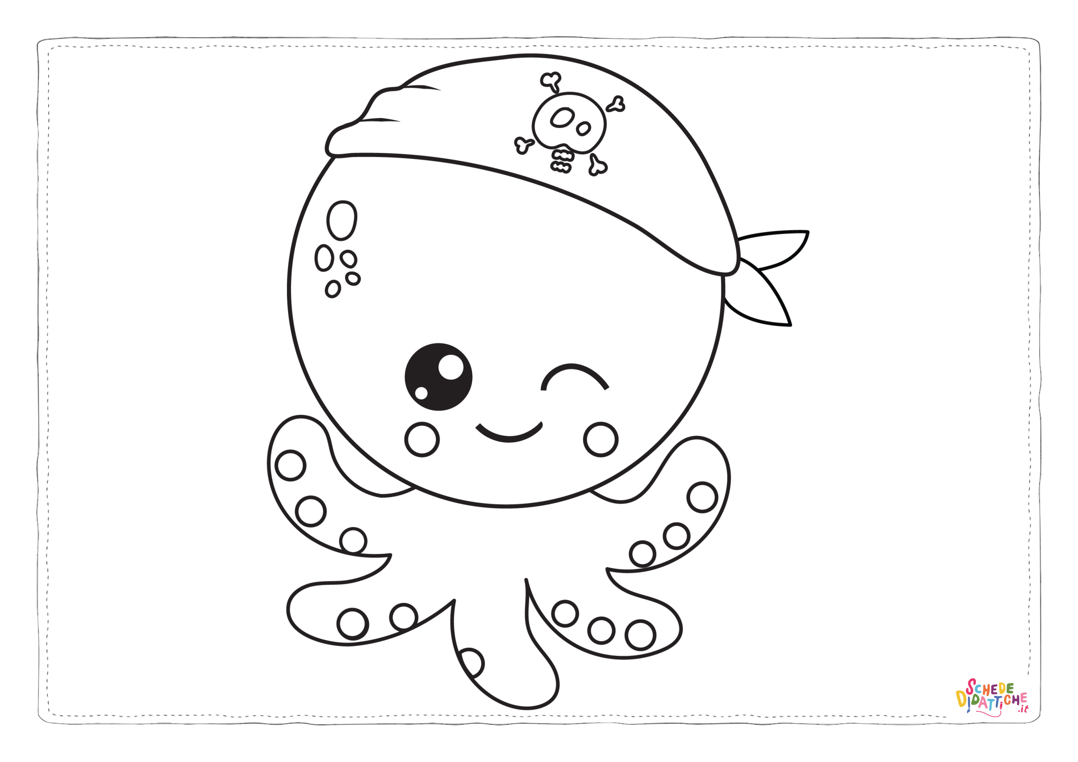 Disegno "OCTOPUS-PIRATE-02" OCTOPUS-PIRATE-02