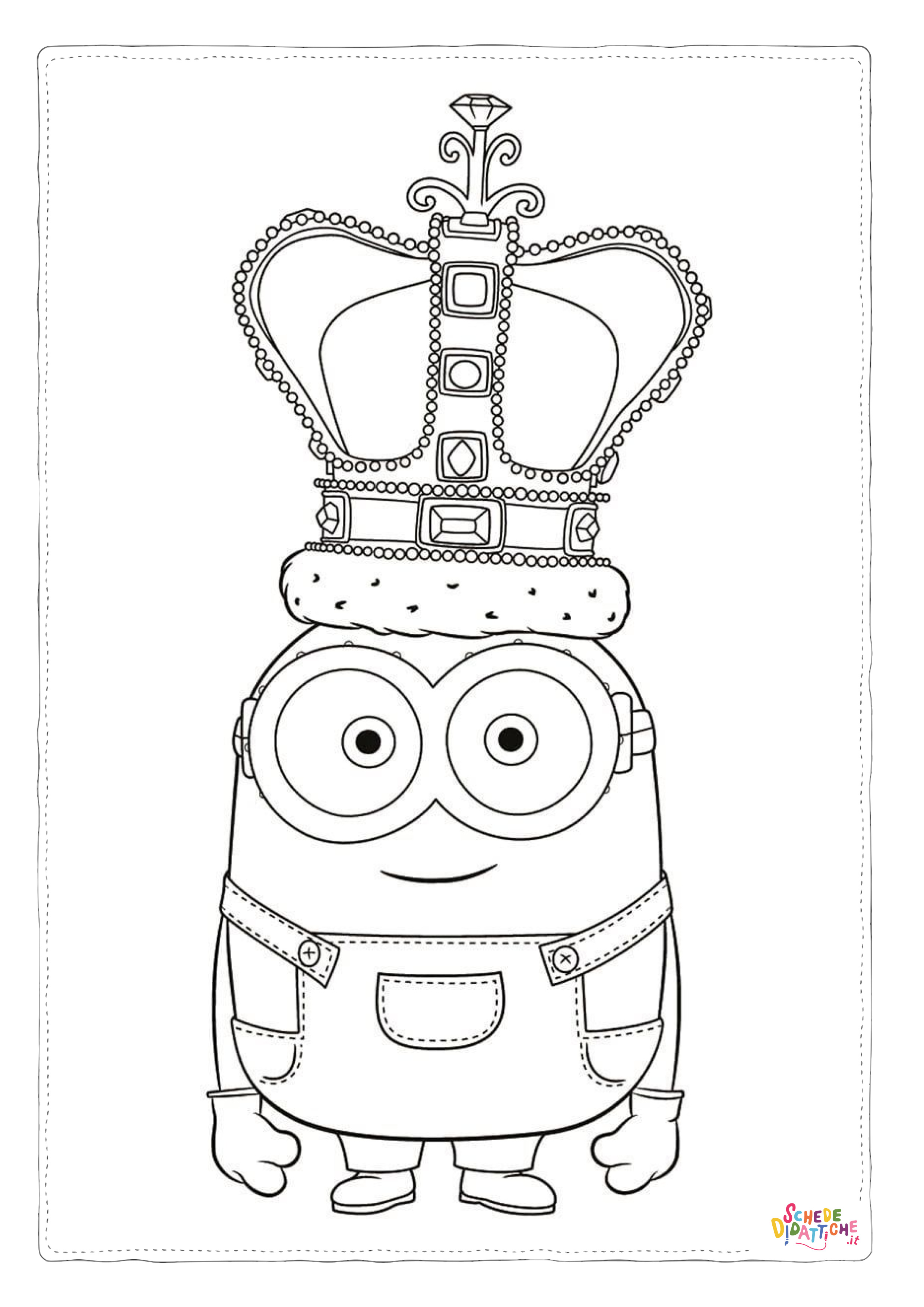 Disegno "Disegno di Cattivissimo me - Minions da stampare e colorare 65" Disegno di Cattivissimo me - Minions da stampare e colorare 65