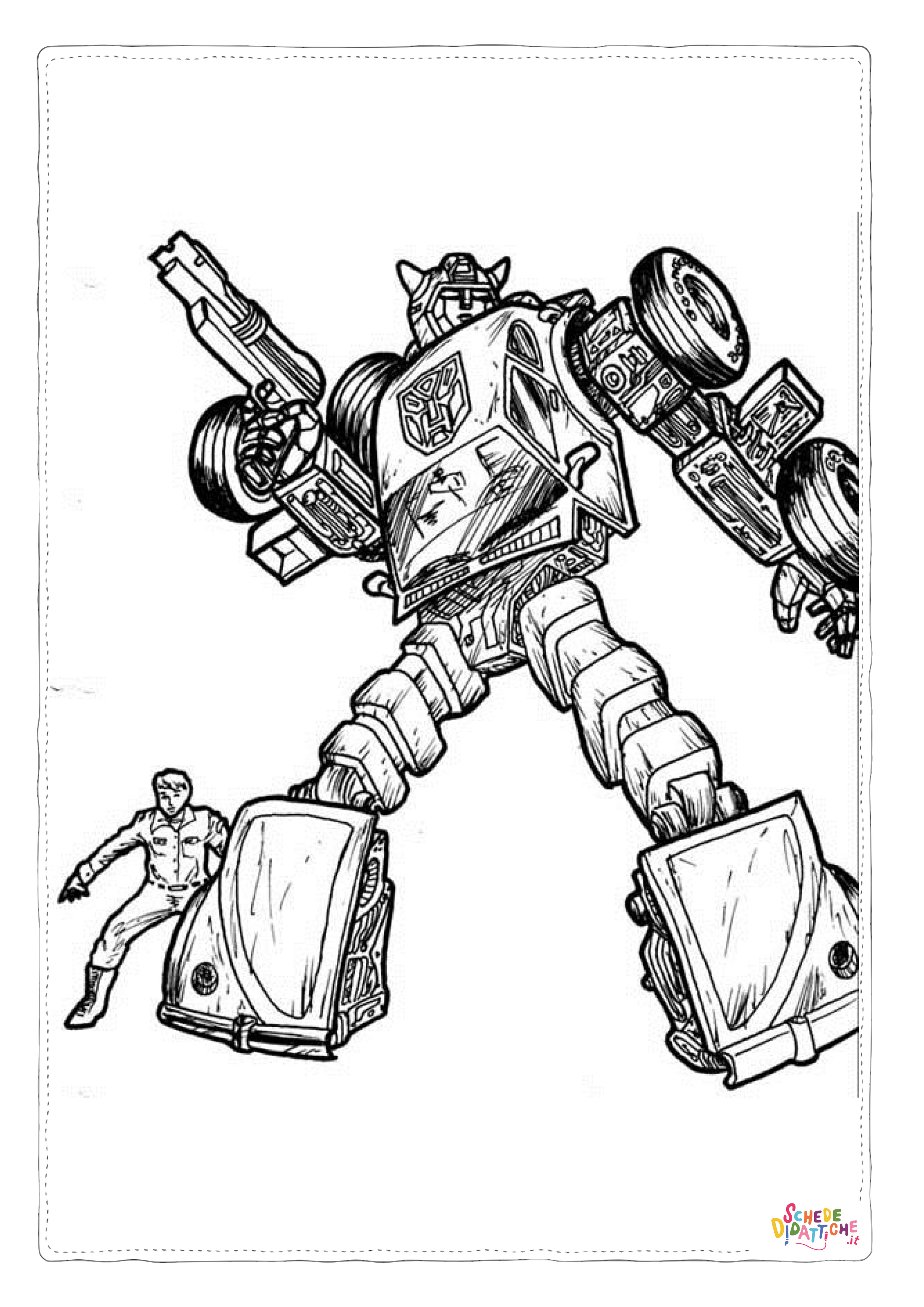 Disegno "Disegno di Transformers da stampare e colorare 52" Disegno di Transformers da stampare e colorare 52