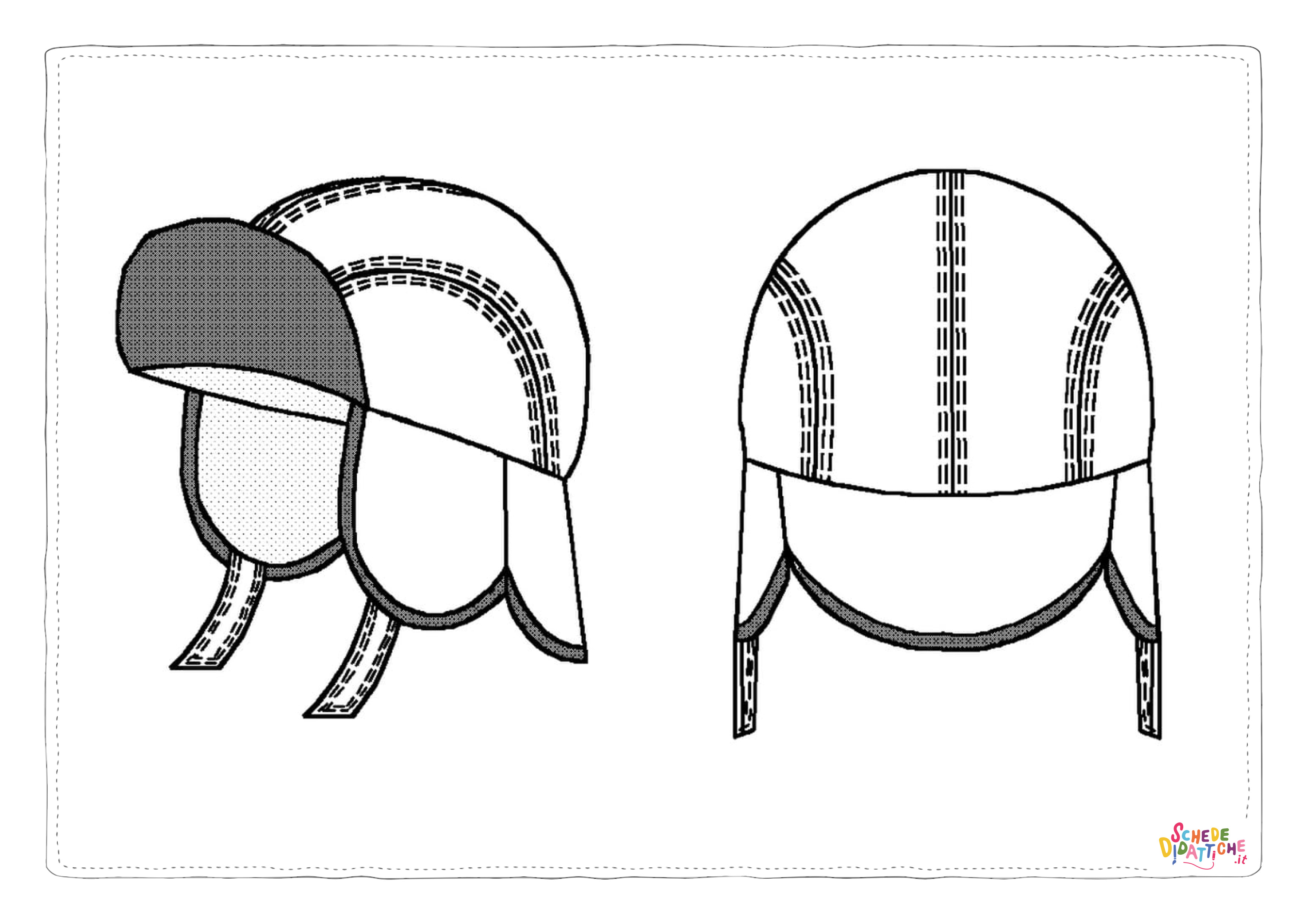 Disegno "Disegno di cappello da stampare e colorare 16" Disegno di cappello da stampare e colorare 16