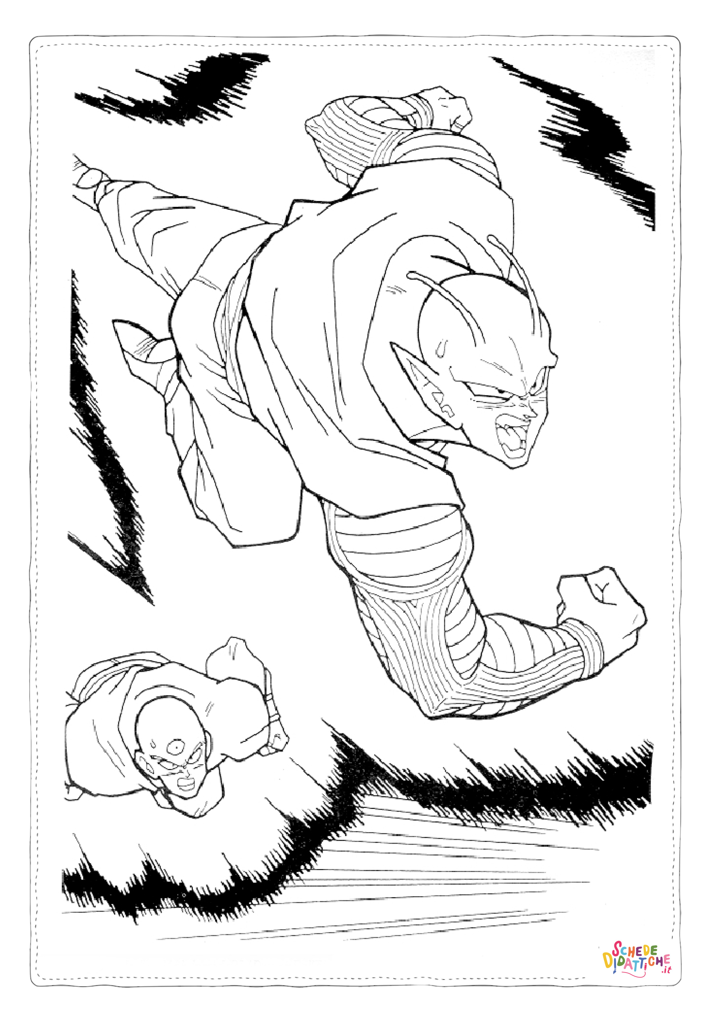 Disegno "Disegno di Dragon Ball da stampare e colorare 96" Disegno di Dragon Ball da stampare e colorare 96