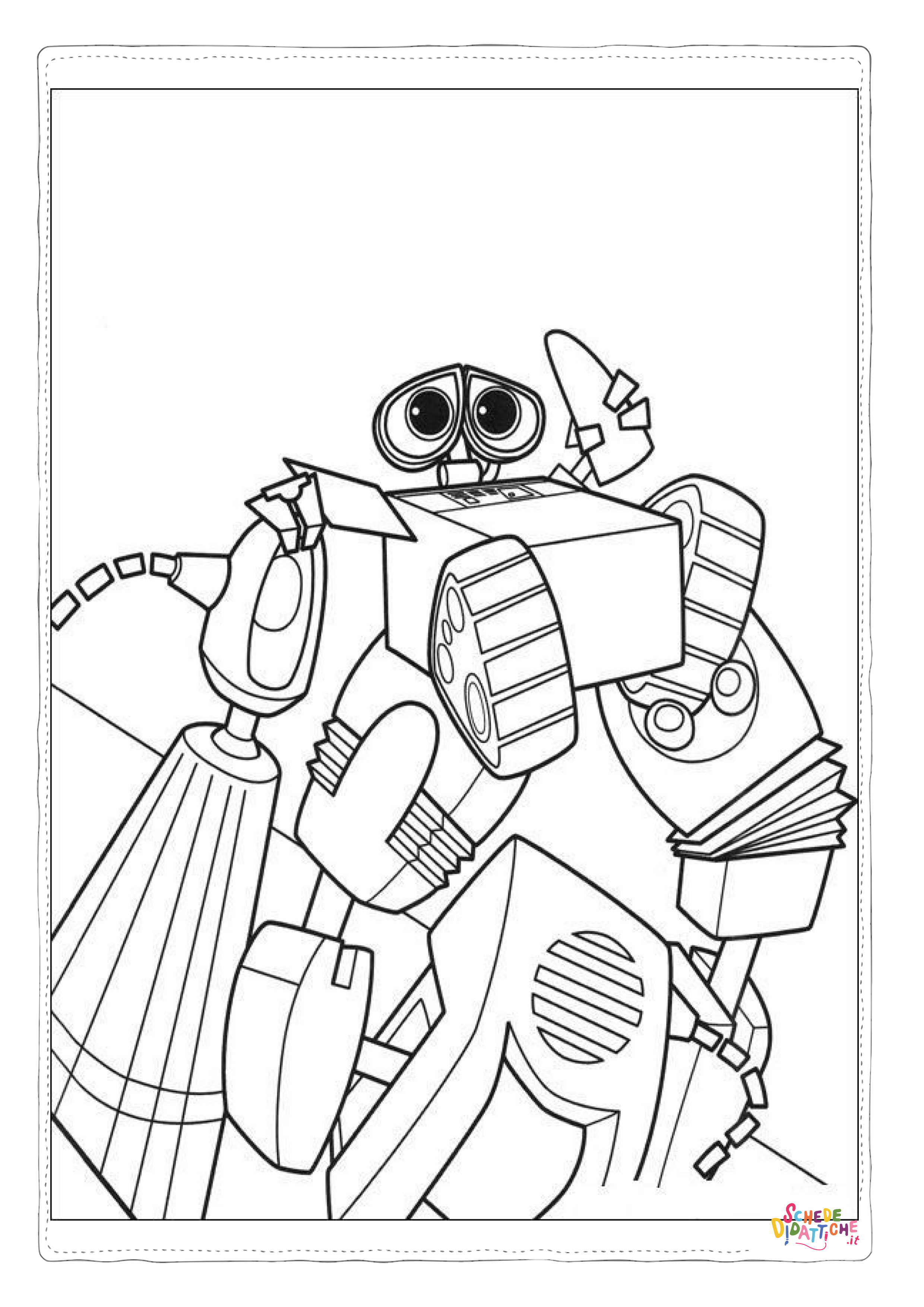Disegno "Disegno di Wall-E da stampare e colorare 30" Disegno di Wall-E da stampare e colorare 30